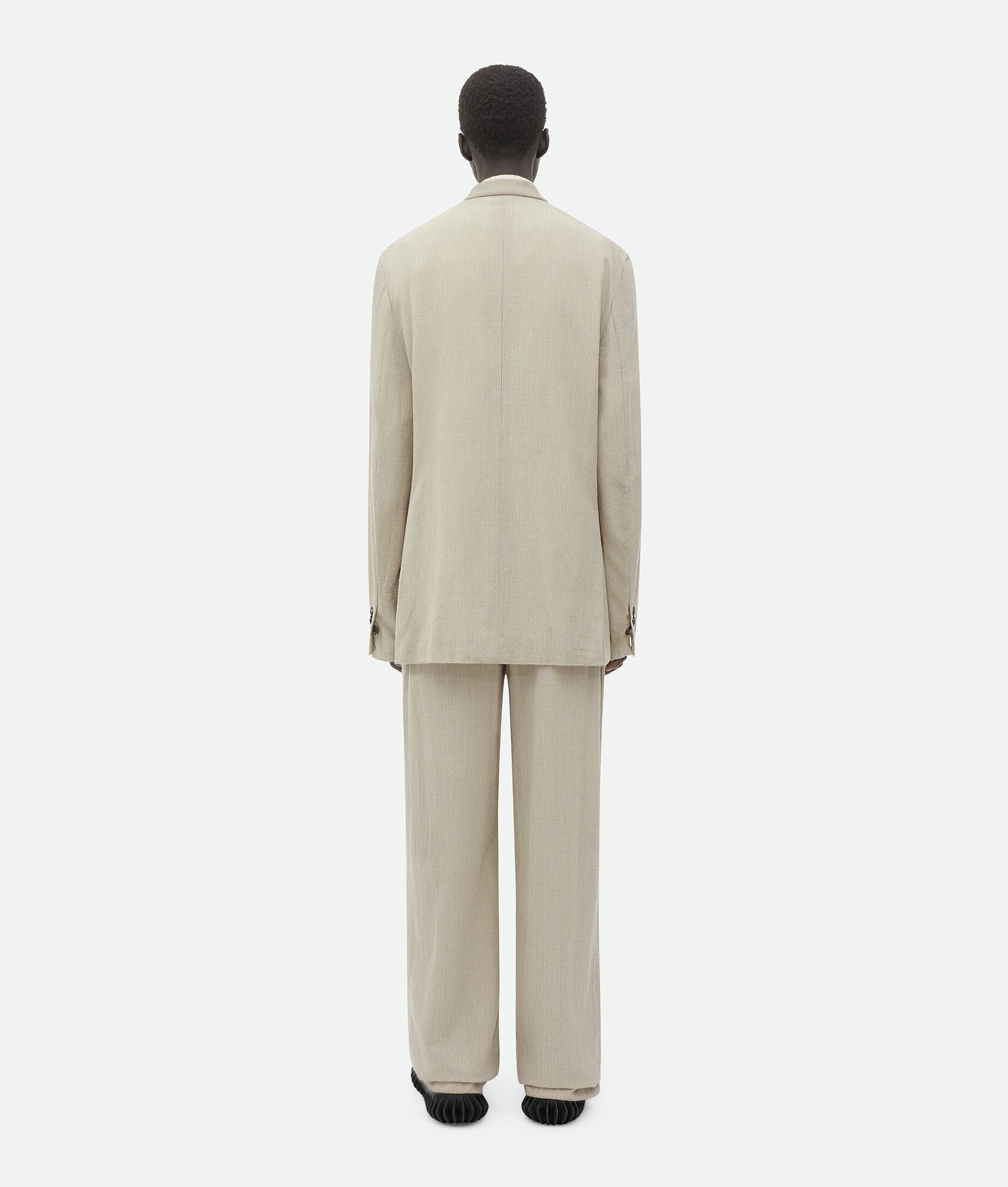 Mouline Wool Silk Jacket - 3