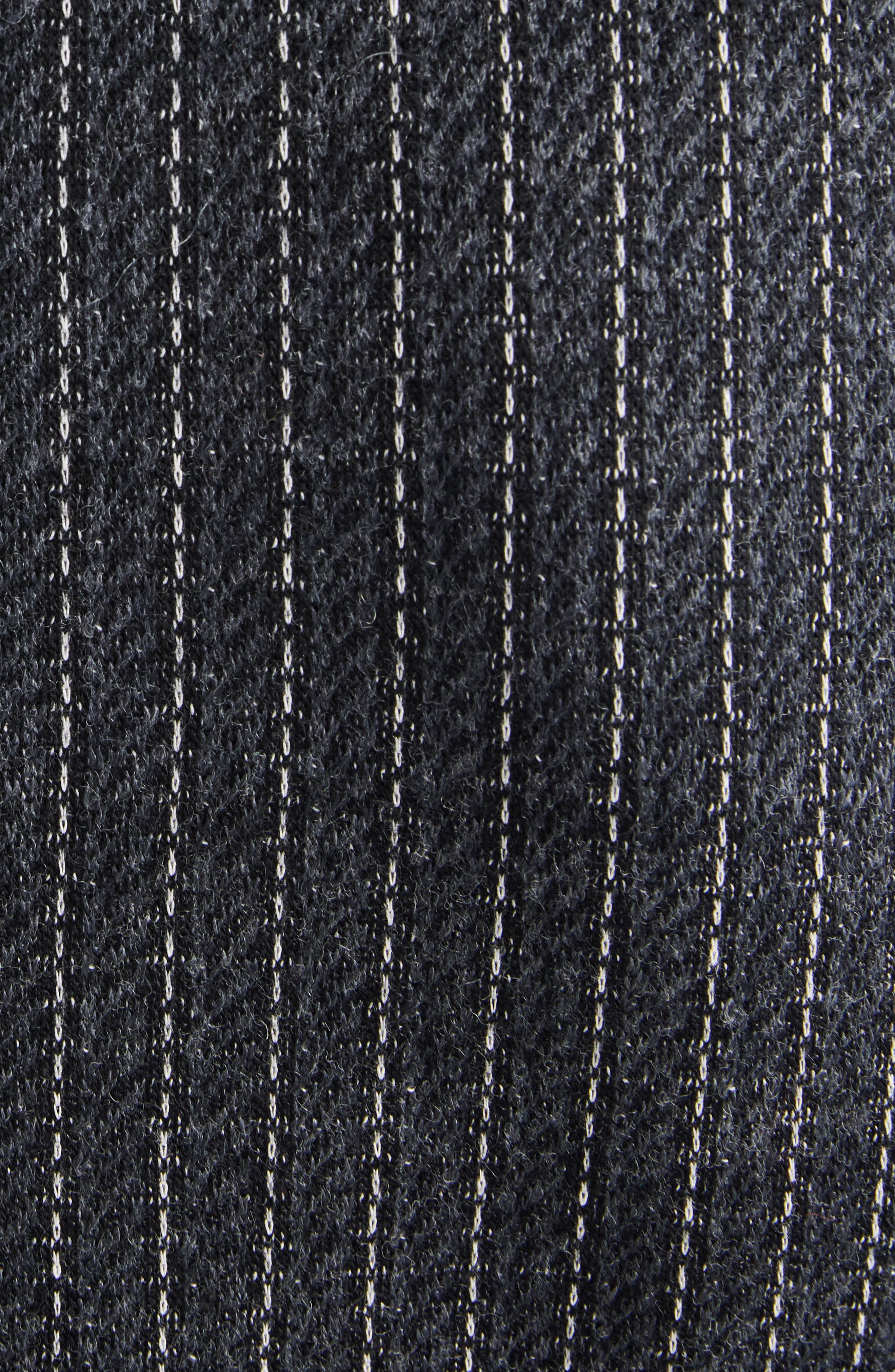 Isabel Marant Romeo Pinstripe Virgin Wool Blend Button-Up Shirt in Anthracite at Nordstrom - 6