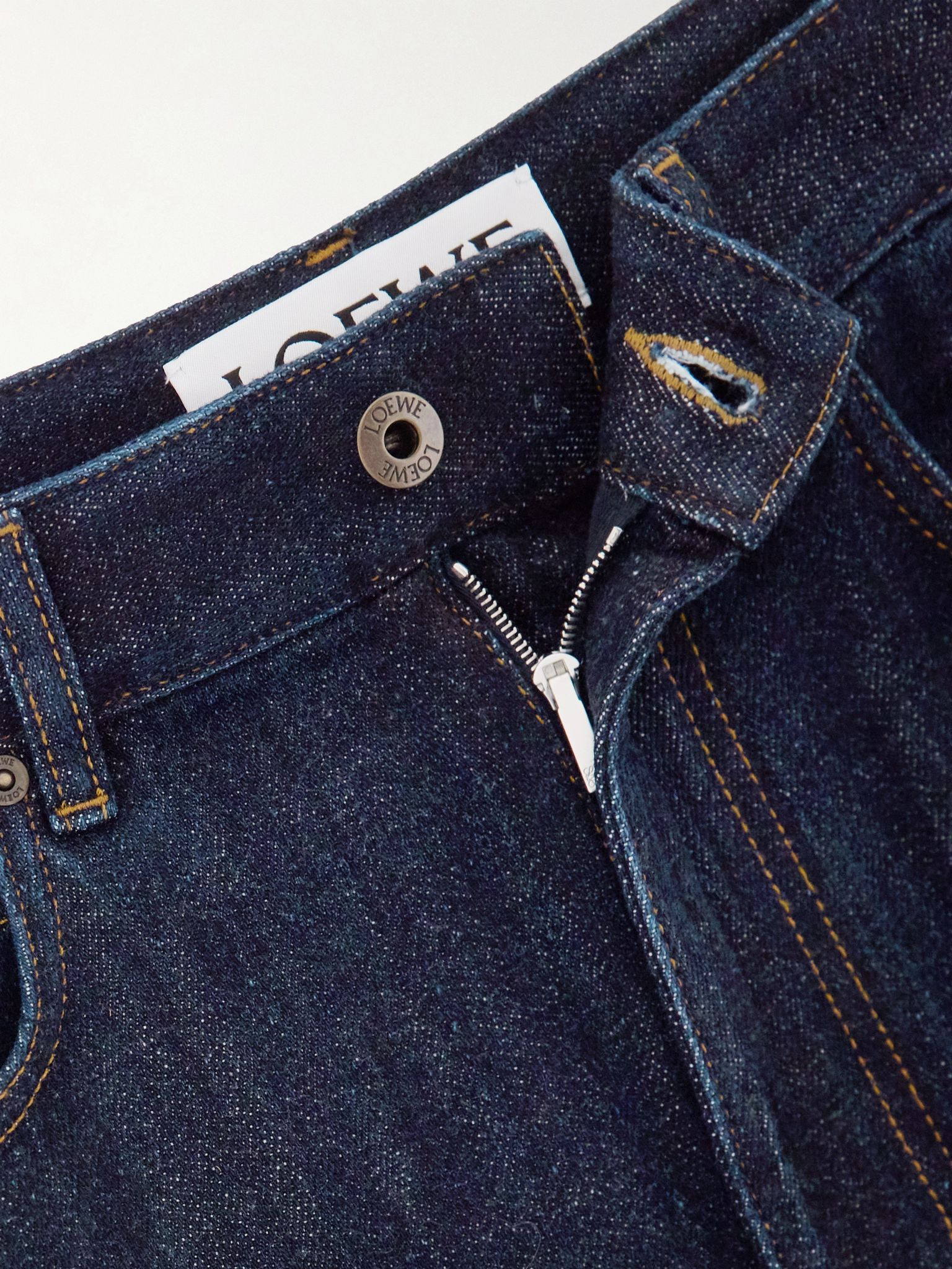 High-rise barrel-leg jeans Indigo - 5