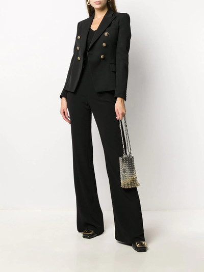 Balmain high waist corset trousers outlook