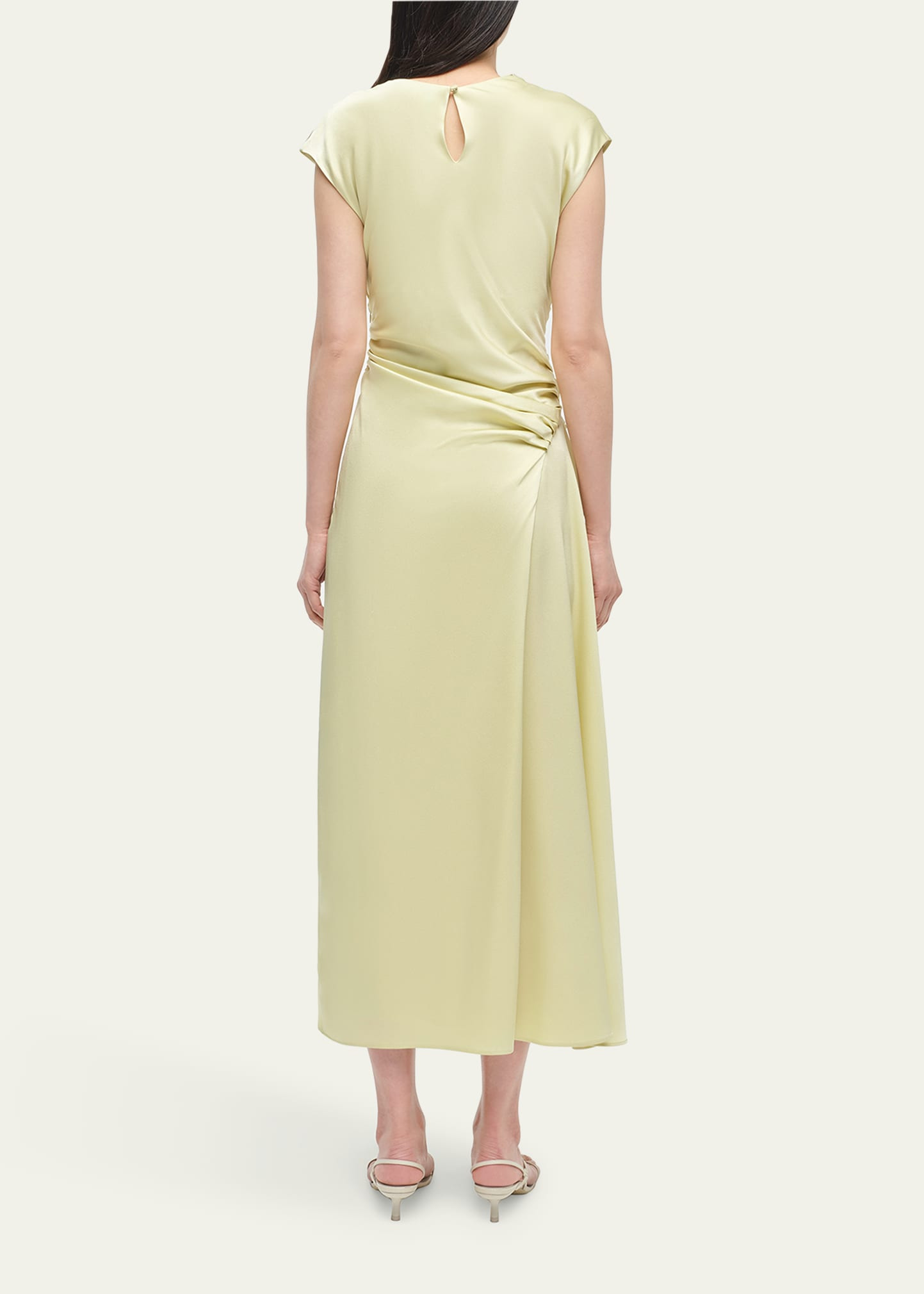 Burke Draped Midi Dress - 3