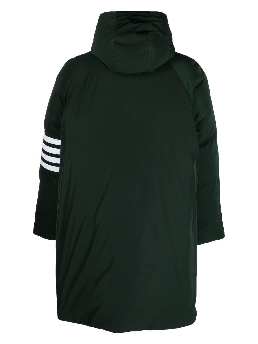 raglan-sleeve parka coat - 2