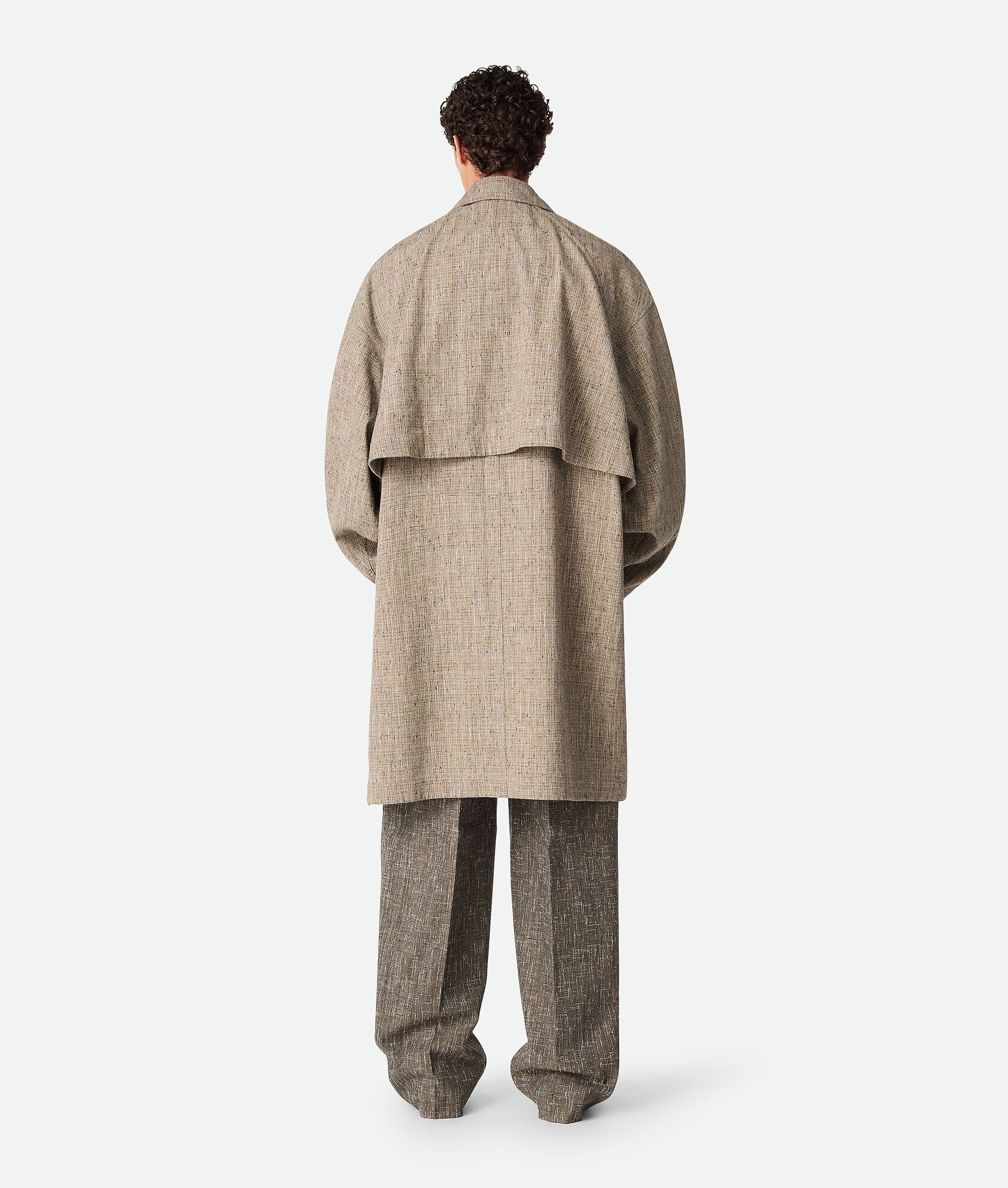 Fleck Viscose Coat - 3