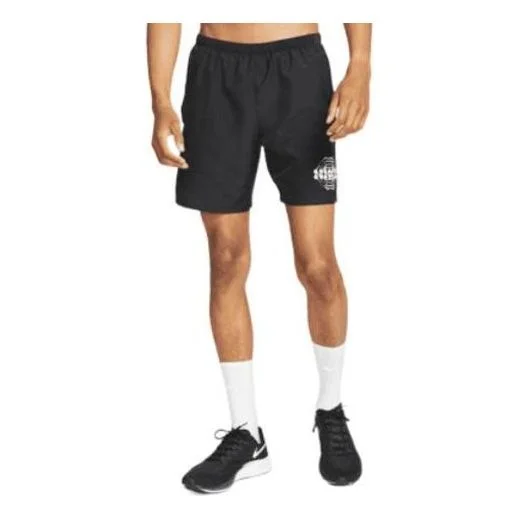 Nike SS22 Dri-FIT Solid Color Quick Dry Breathable Back Pocket Running Shorts Black DM4820-010 - 1