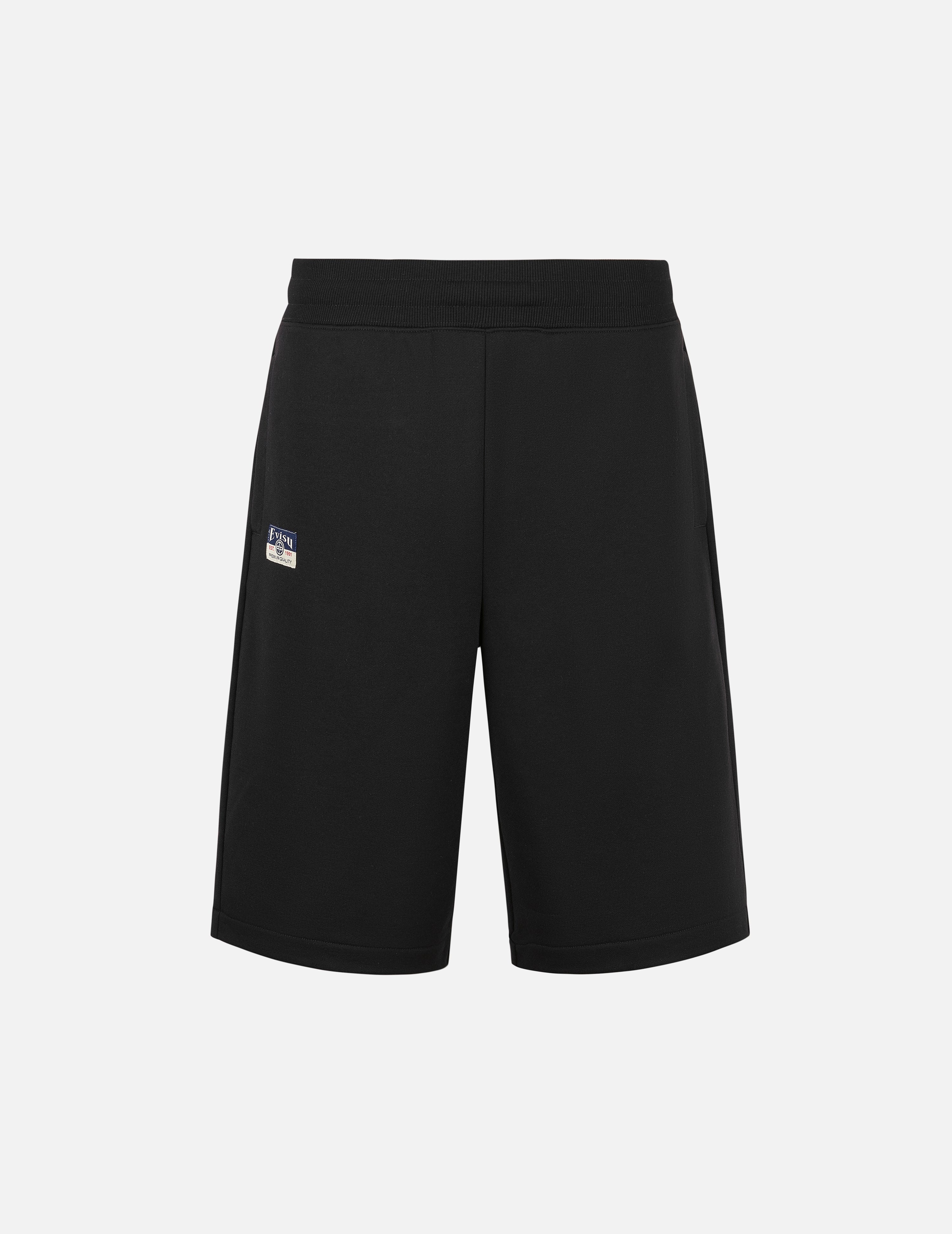 Artistic Brush Daicock Print Regular Fit Sweatshorts - 2