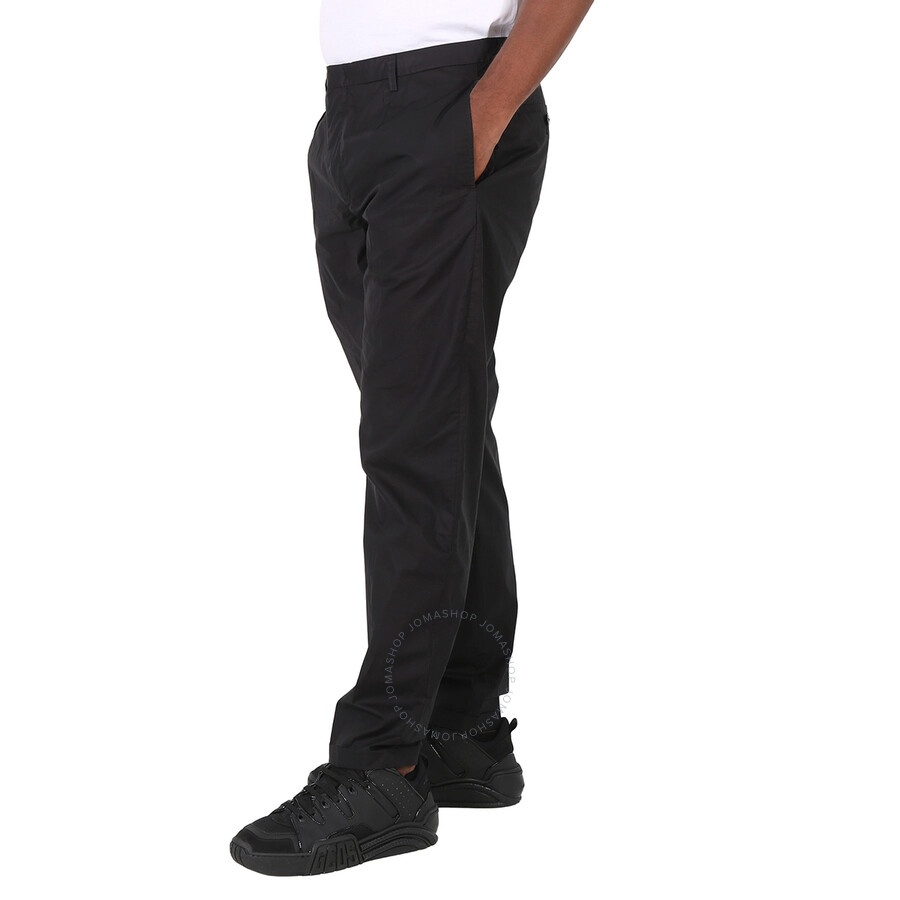 Emporio Armani Men's Black Ultra-Light Poplin Chinos - 5