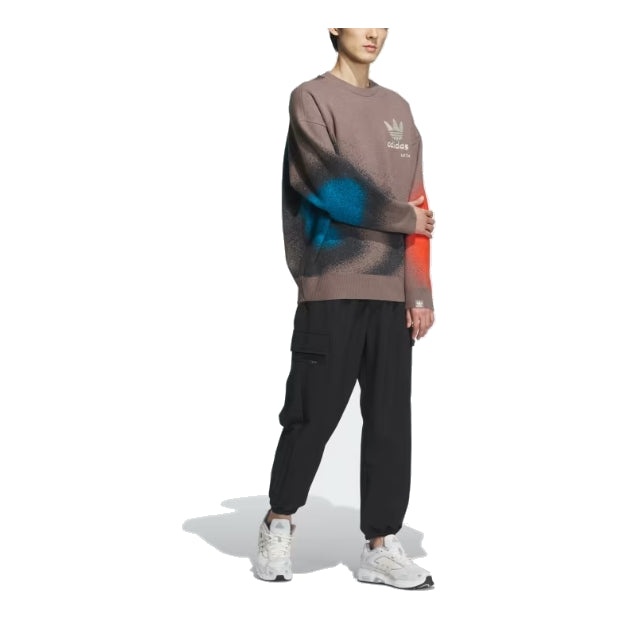 adidas Originals x Song for the Mute All Over Print Sweater Asia Sizing 'Brown Red Blue' IY9517 - 3