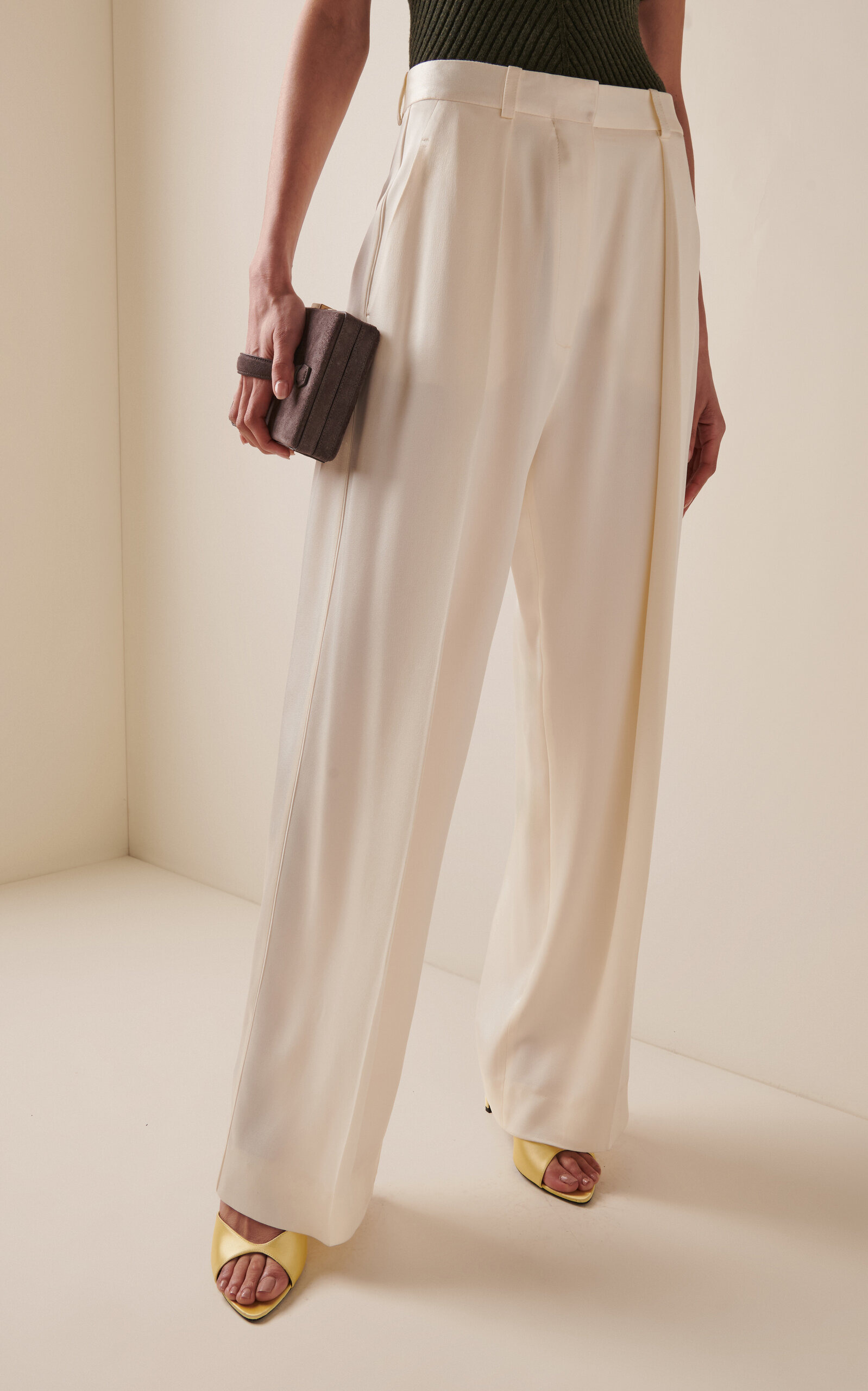 Wide Leg Trouser ivory - 3