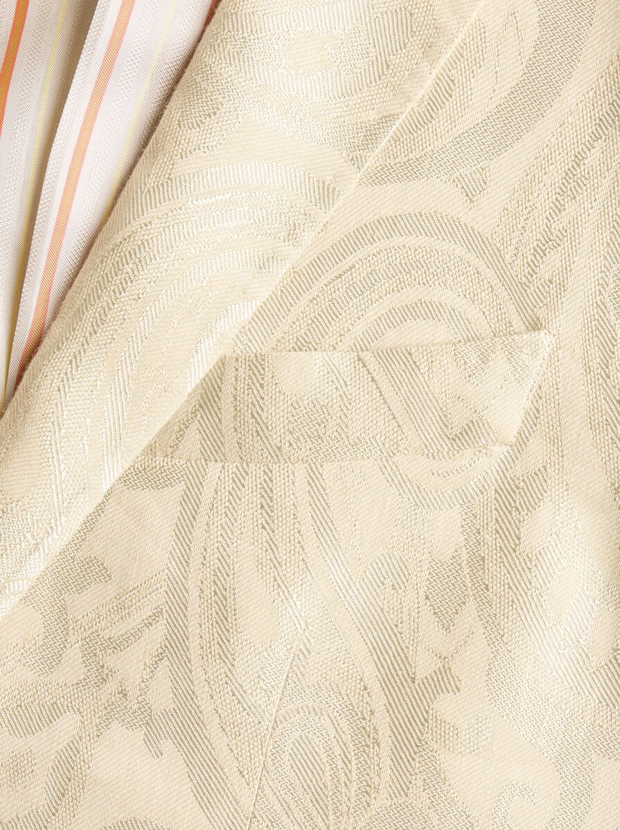 PAISLEY JACQUARD BLAZER - 4