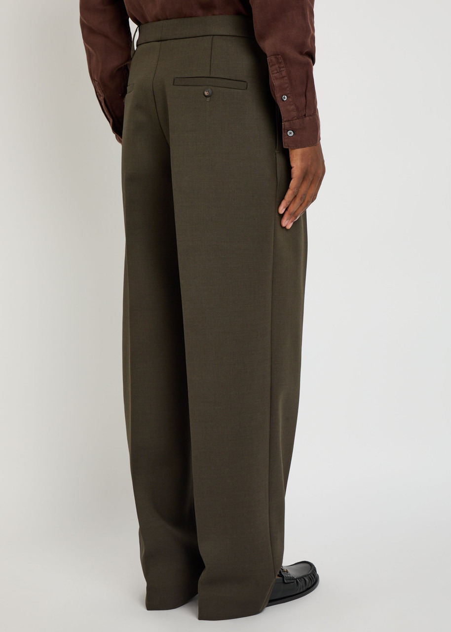 Jacquemus Le Pantalon Citta Woven Straight-leg Trousers - 3