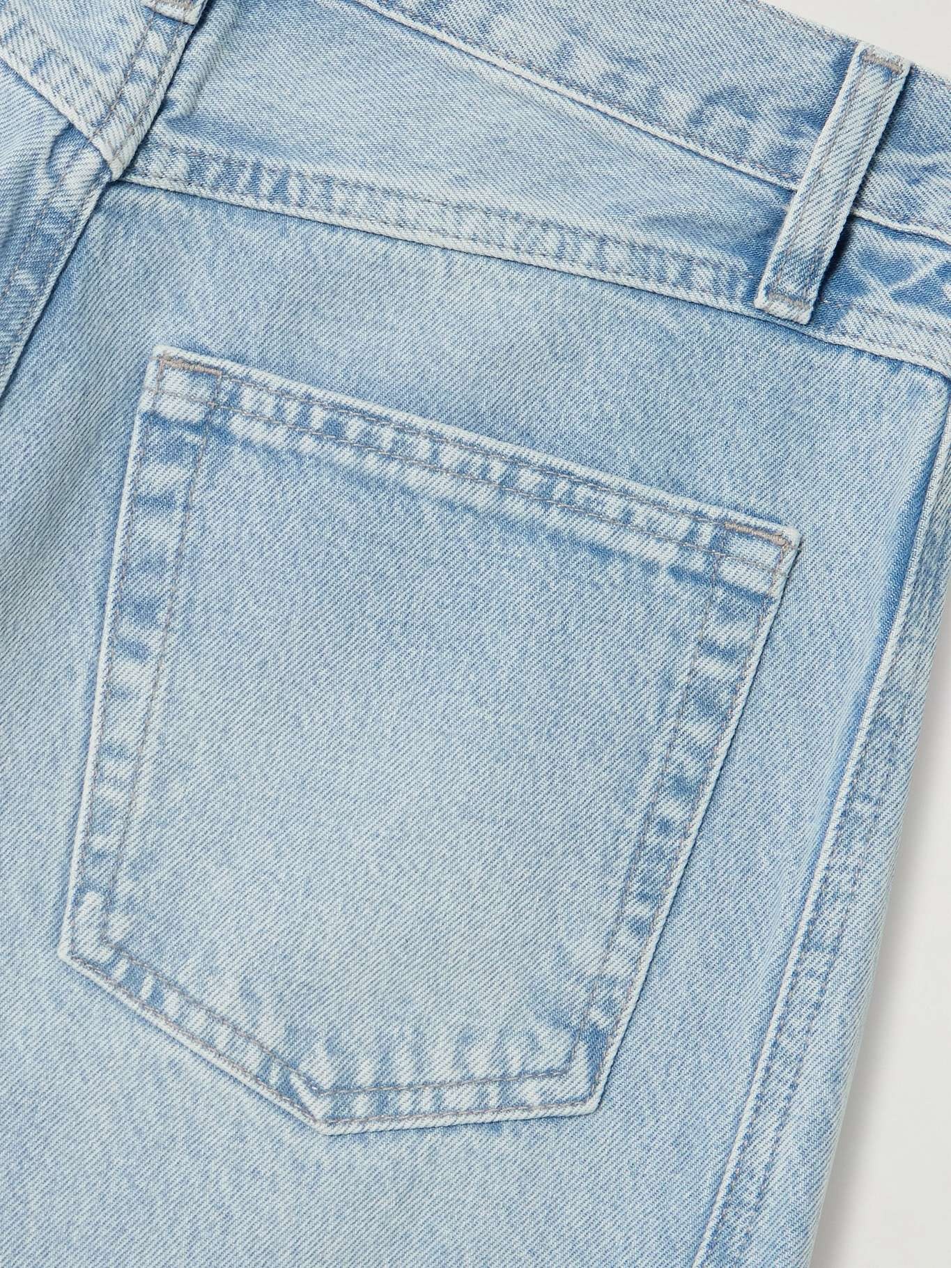 The Twisted paneled high-rise straight-leg jeans Light denim - 6