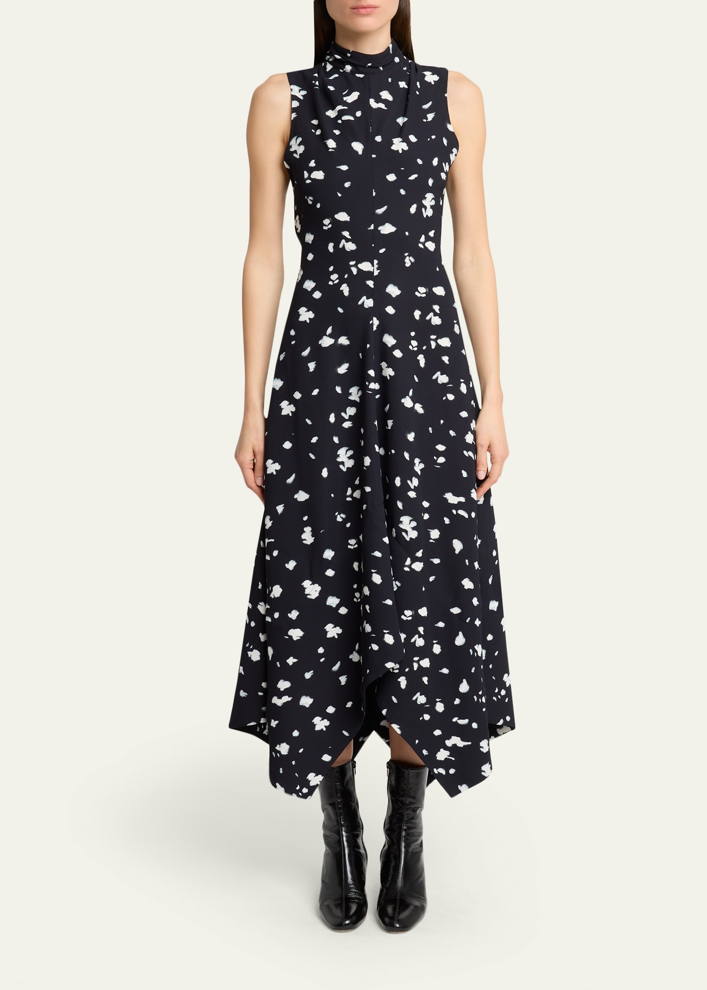 Devora Sleeveless High-Neck Dress - 2