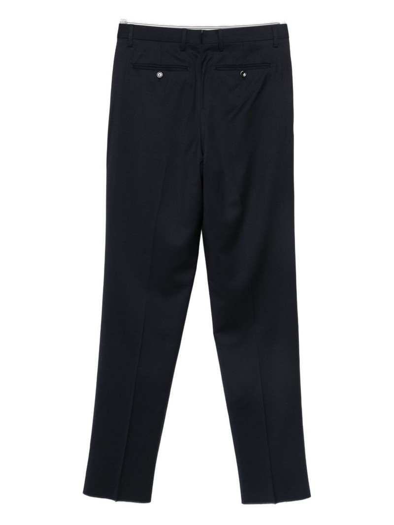 LARDINI virgin wool straight-leg trousers outlook