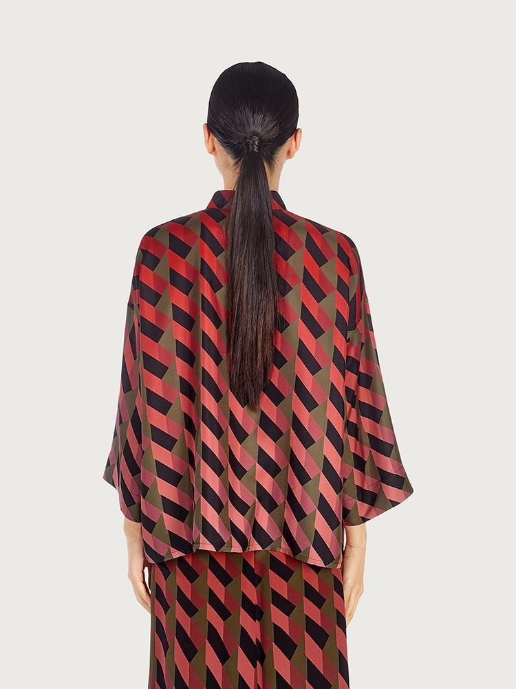 DÉGRADÉ SILK SHIRT - 4