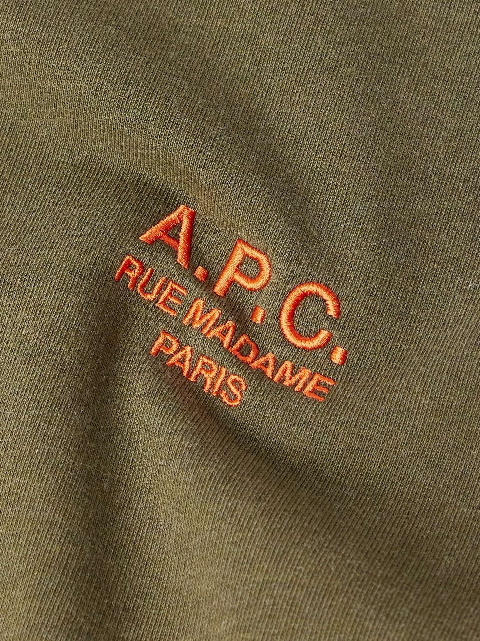 Logo-Embroidered Cotton-Blend Jersey Sweatshirt - 4