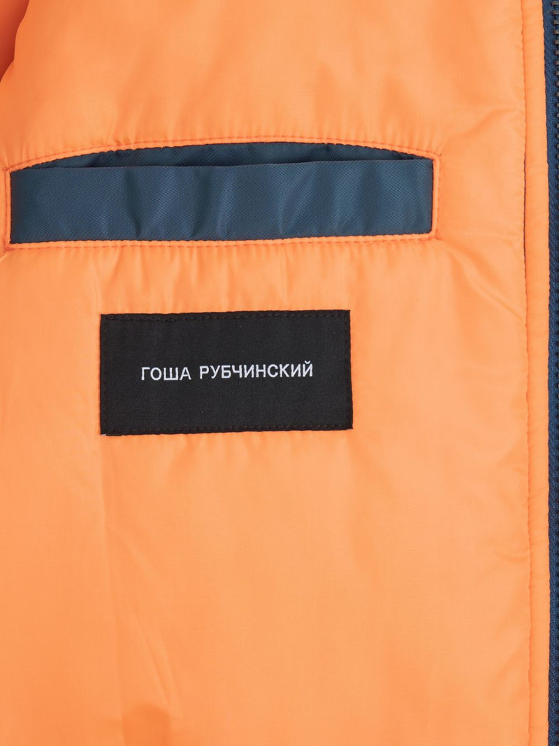 padded sleeve-pocket bomber jacket 3