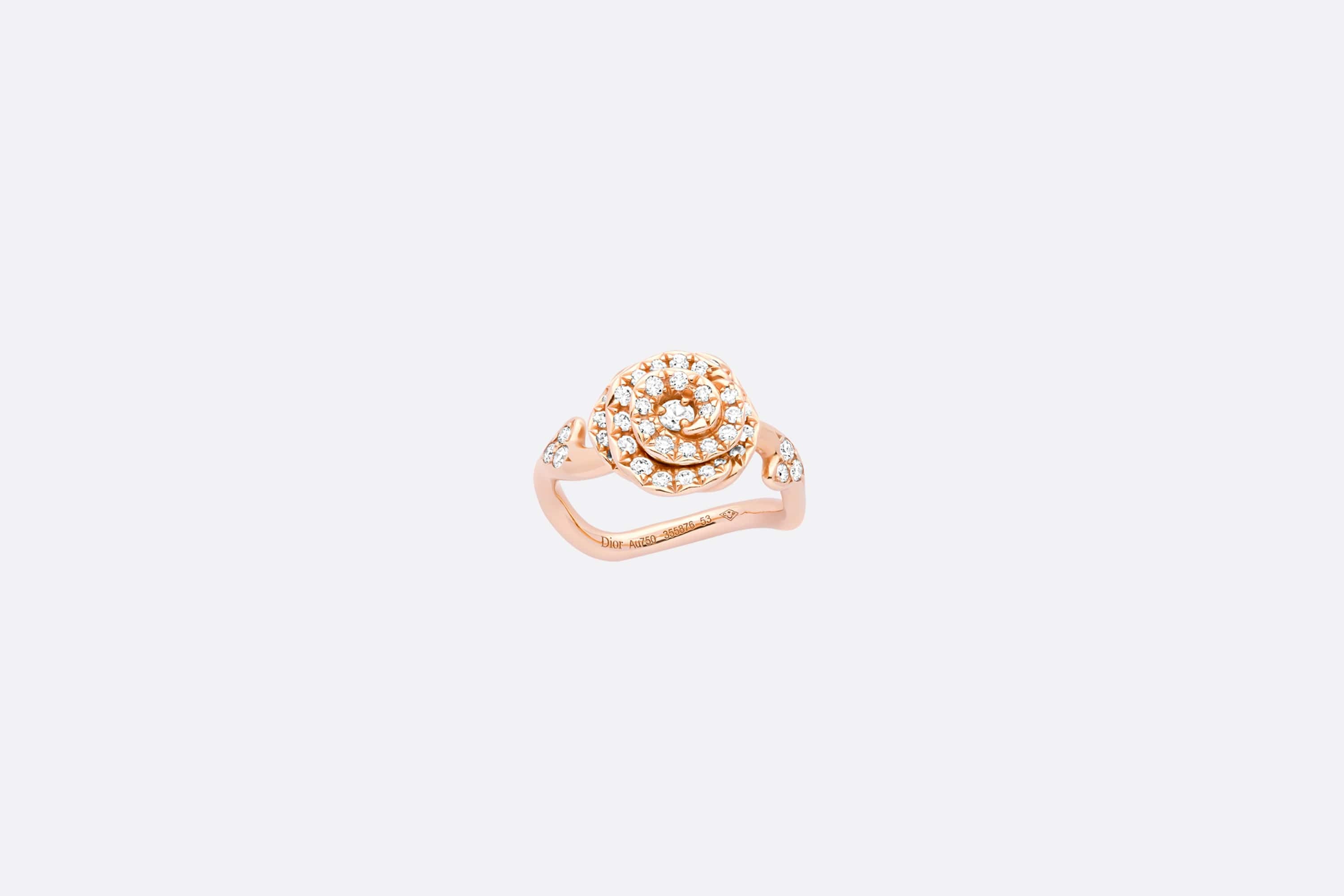 Large Rose Dior Couture Ring - 1