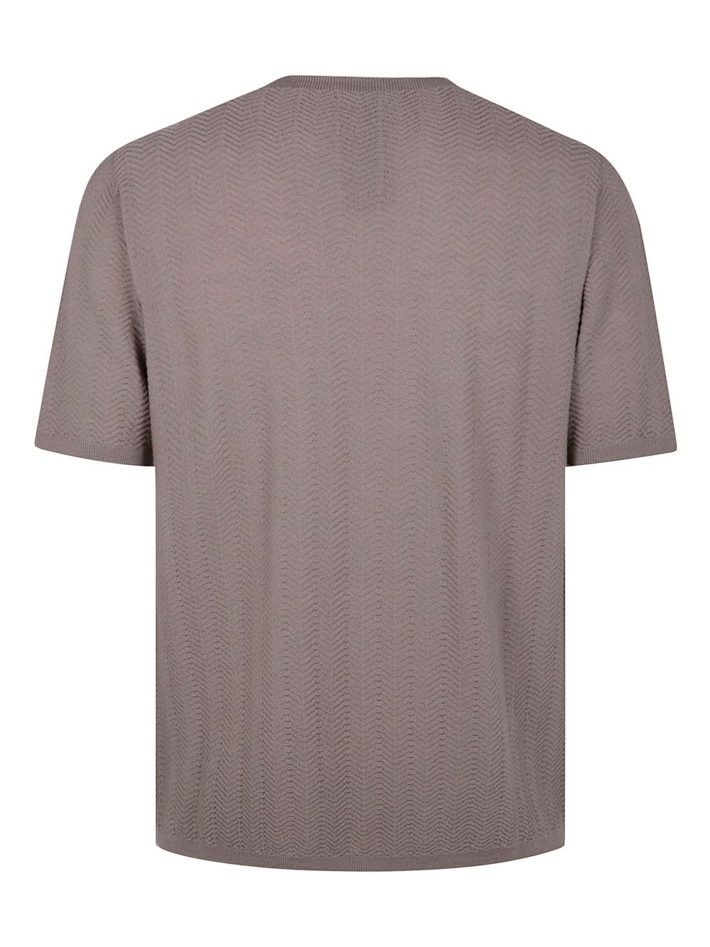 textured t-shirt - 2
