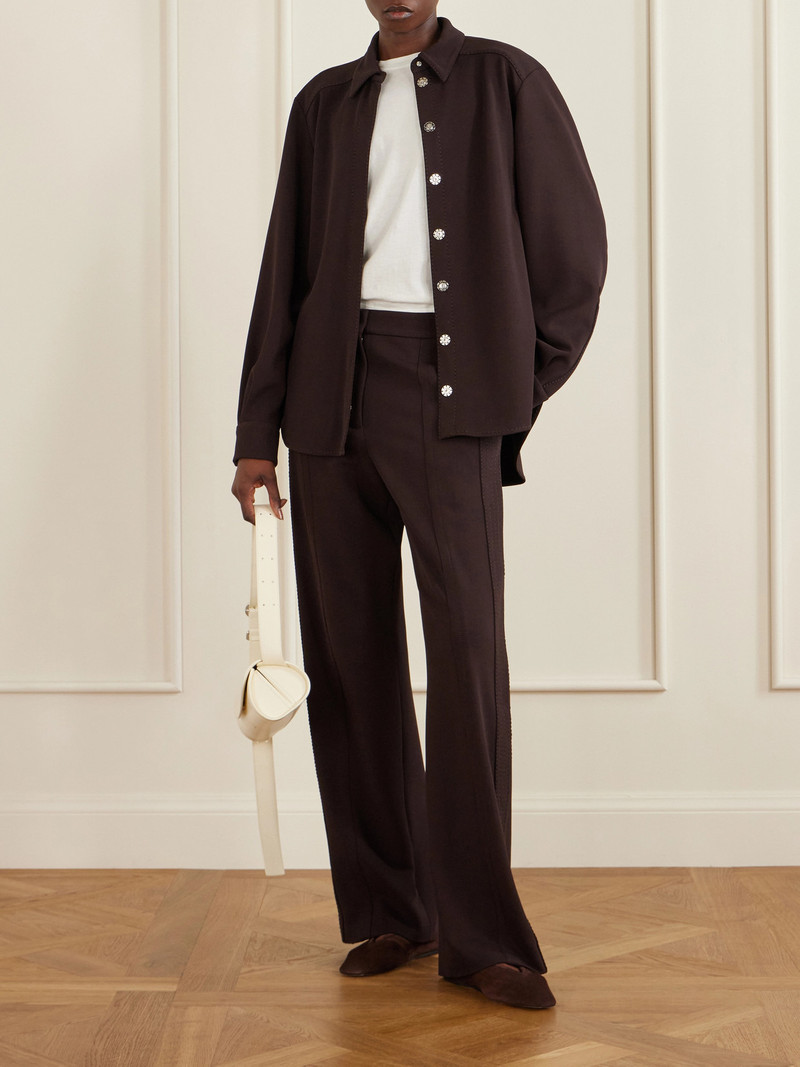 Another Tomorrow Stretch-jersey Straight-leg Track Pants outlook