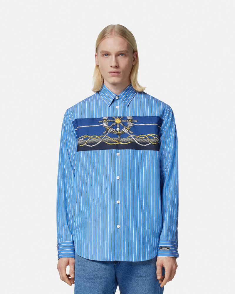 Versace Nautical Striped Shirt 4
