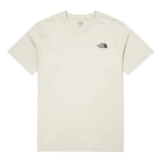 THE NORTH FACE Tnf Logo Ex T-shirt 'Beige' NT7UN01D - 1