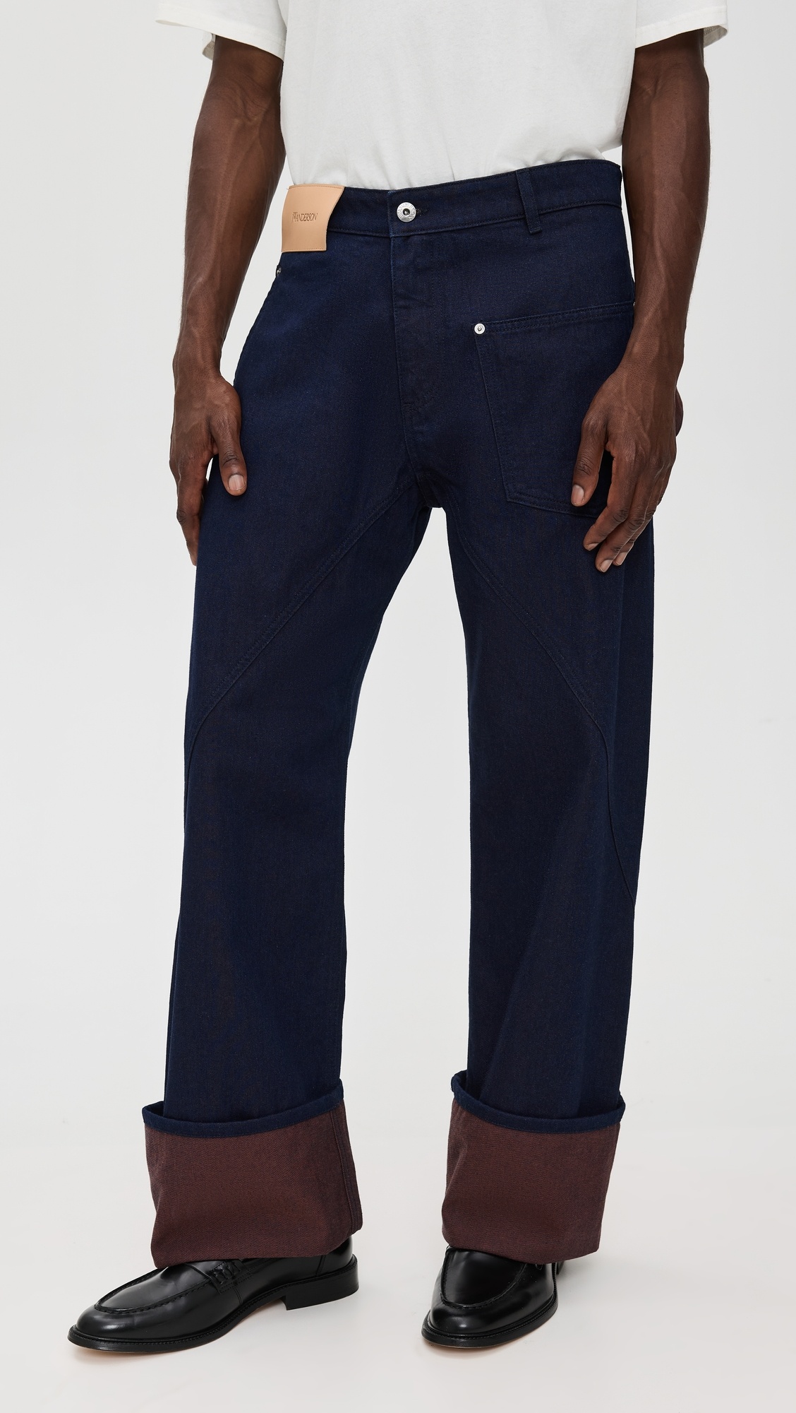 Turn Up Twisted Workwear Jeans - 6