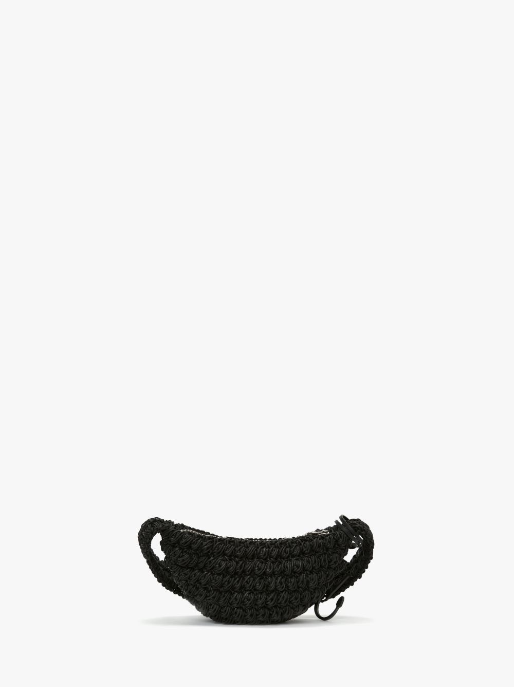 JW ANDERSON｜CROSSBAGS (POPCORN SLING BAG (AC0343-FA0305 JW Anderson Open Box - JW Anderson Black Popcorn Sling Bag