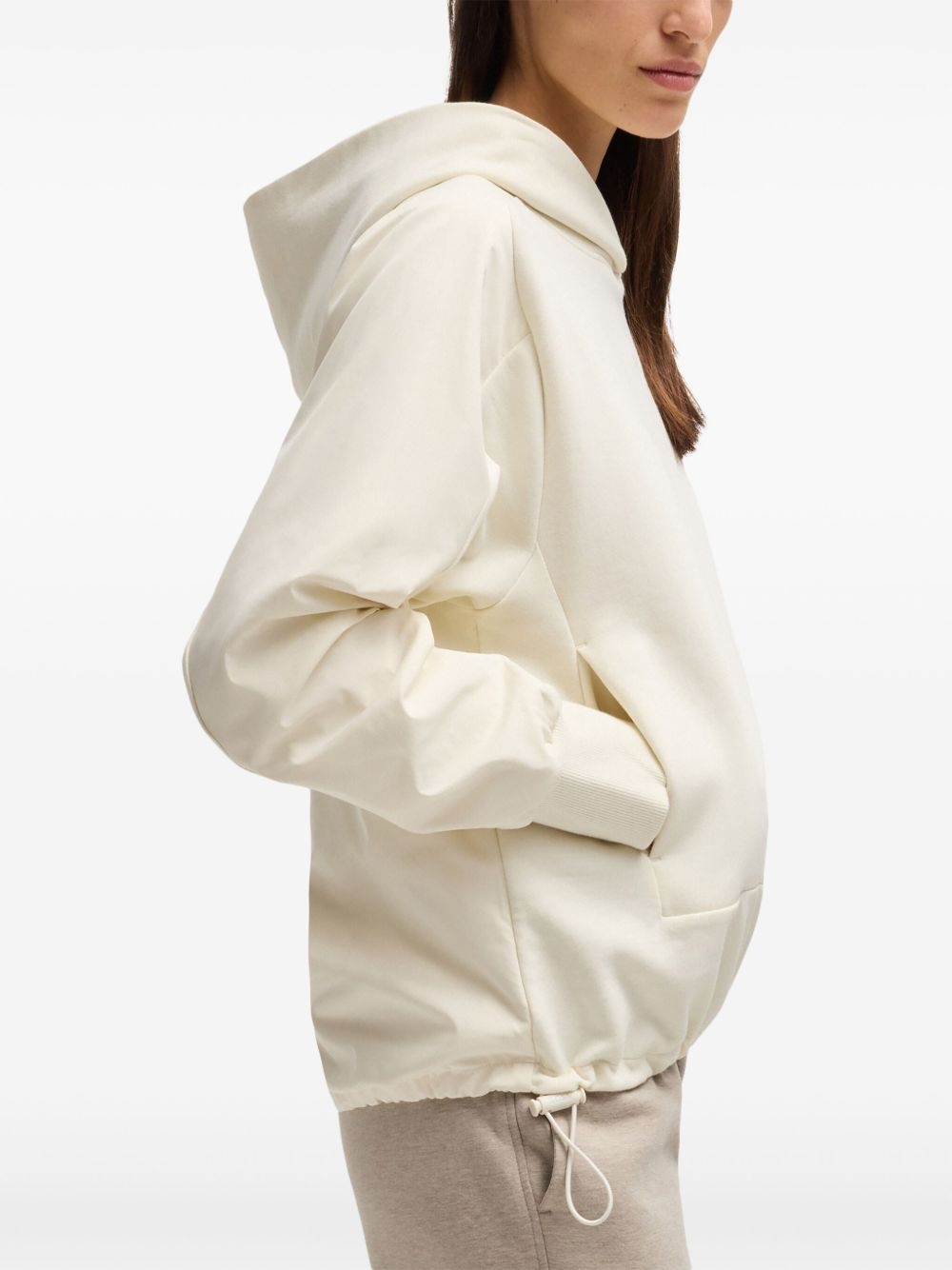 logo-embroidered hoodie - 5
