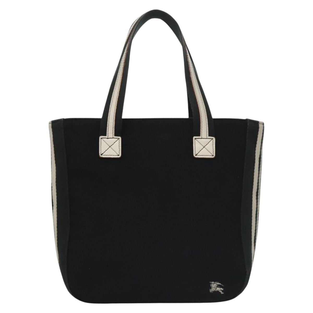 Burberry Tote Bag Canvas Black - 13