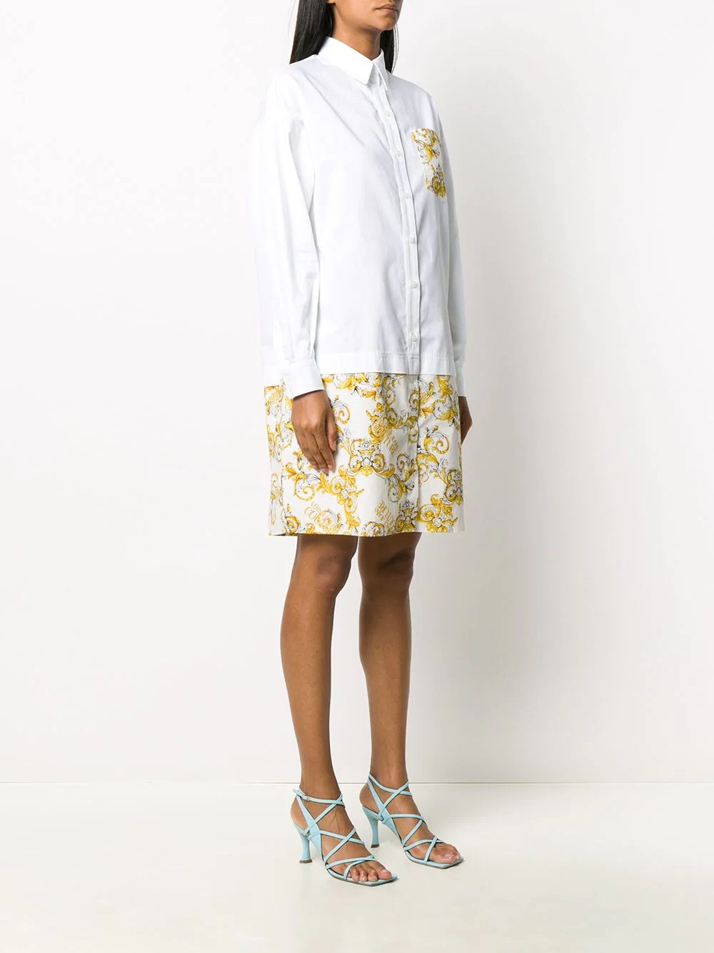 baroque shirt dress - 3