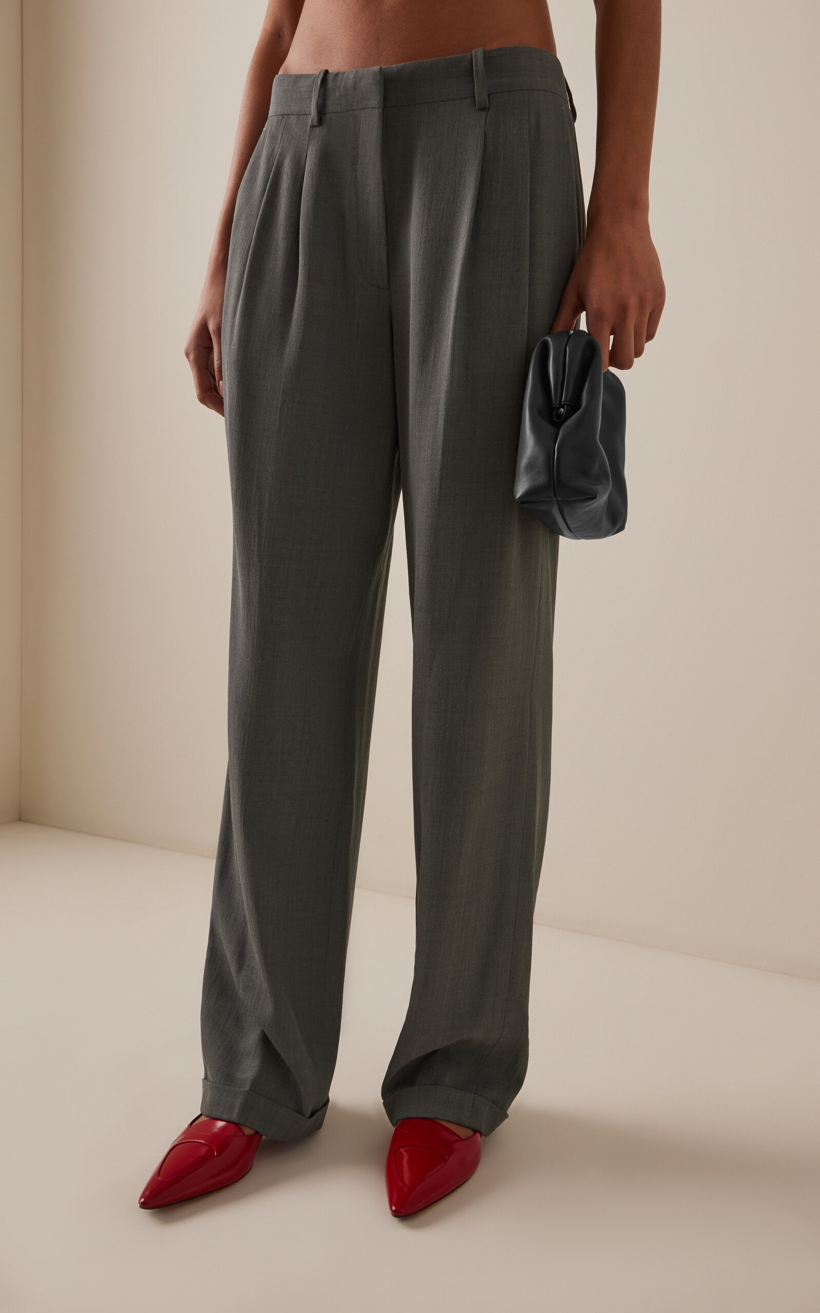 Everhart Wool-Blend Straight-Leg Pants neutral - 3