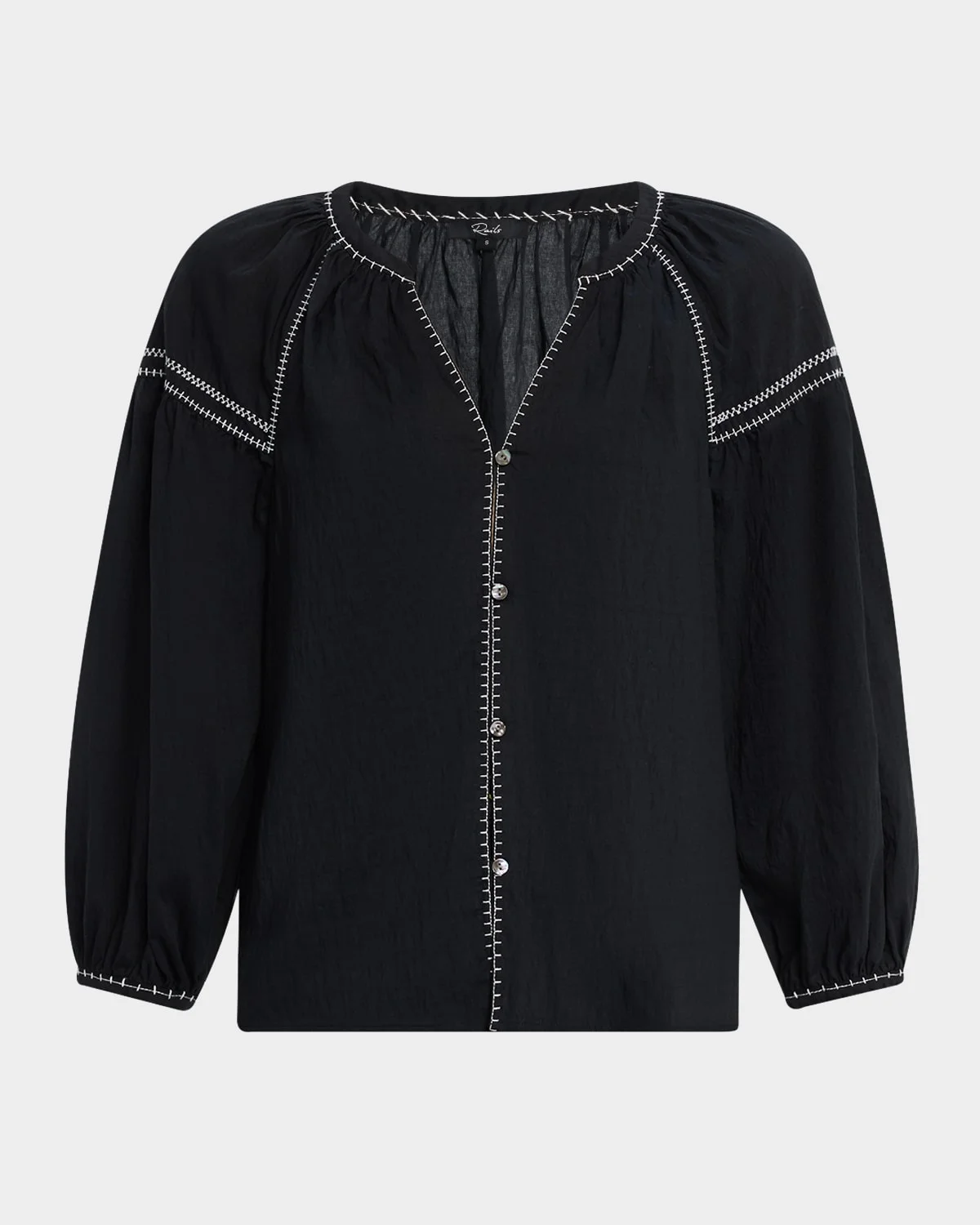 Vasia Button-Front Blouse - 1
