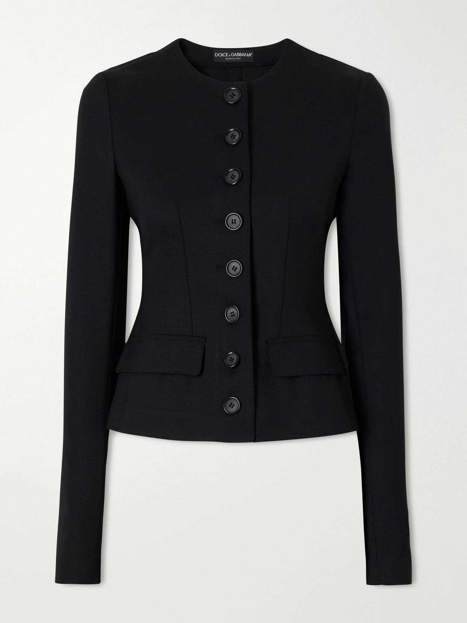 Stretch-wool jacket Black - 1