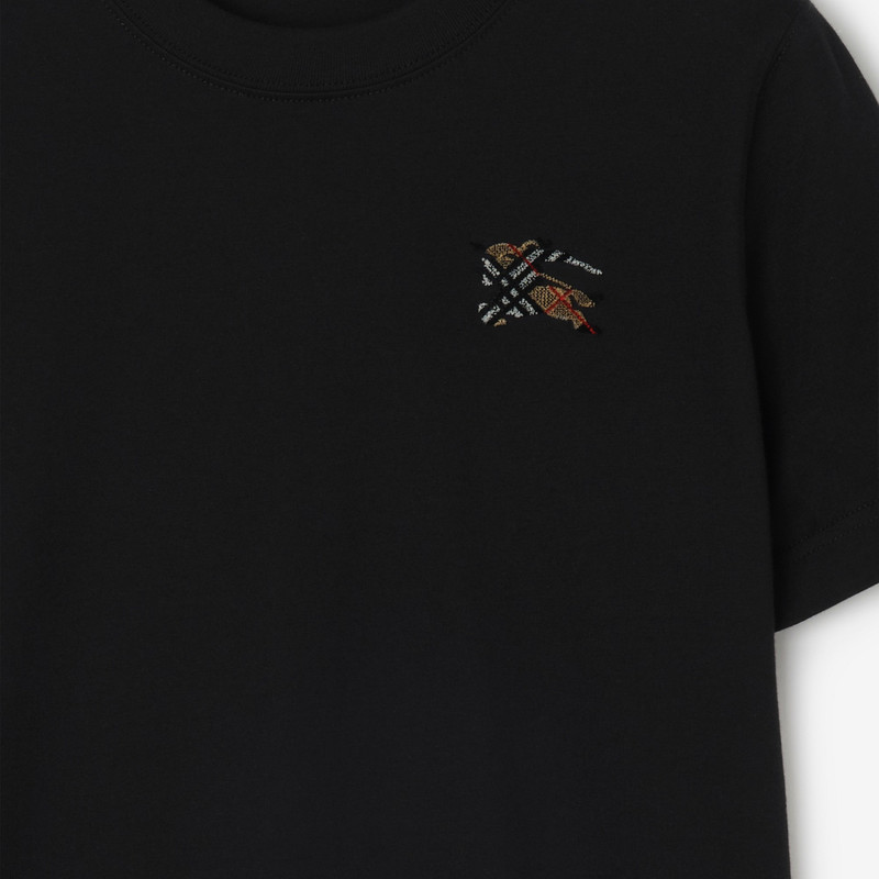 Burberry EKD Check Cotton T-shirt outlook