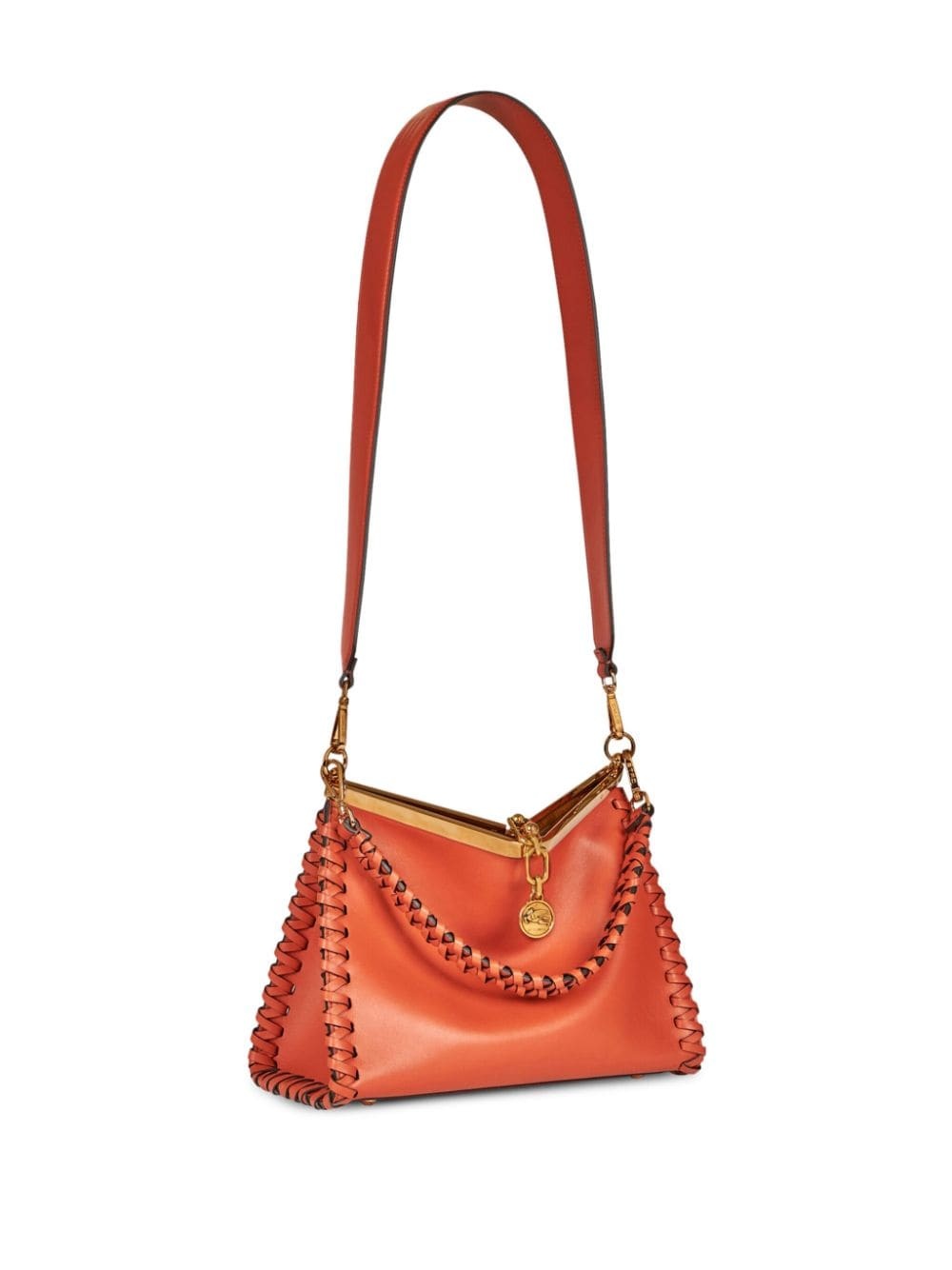 medium Vela leather shoulder bag - 3