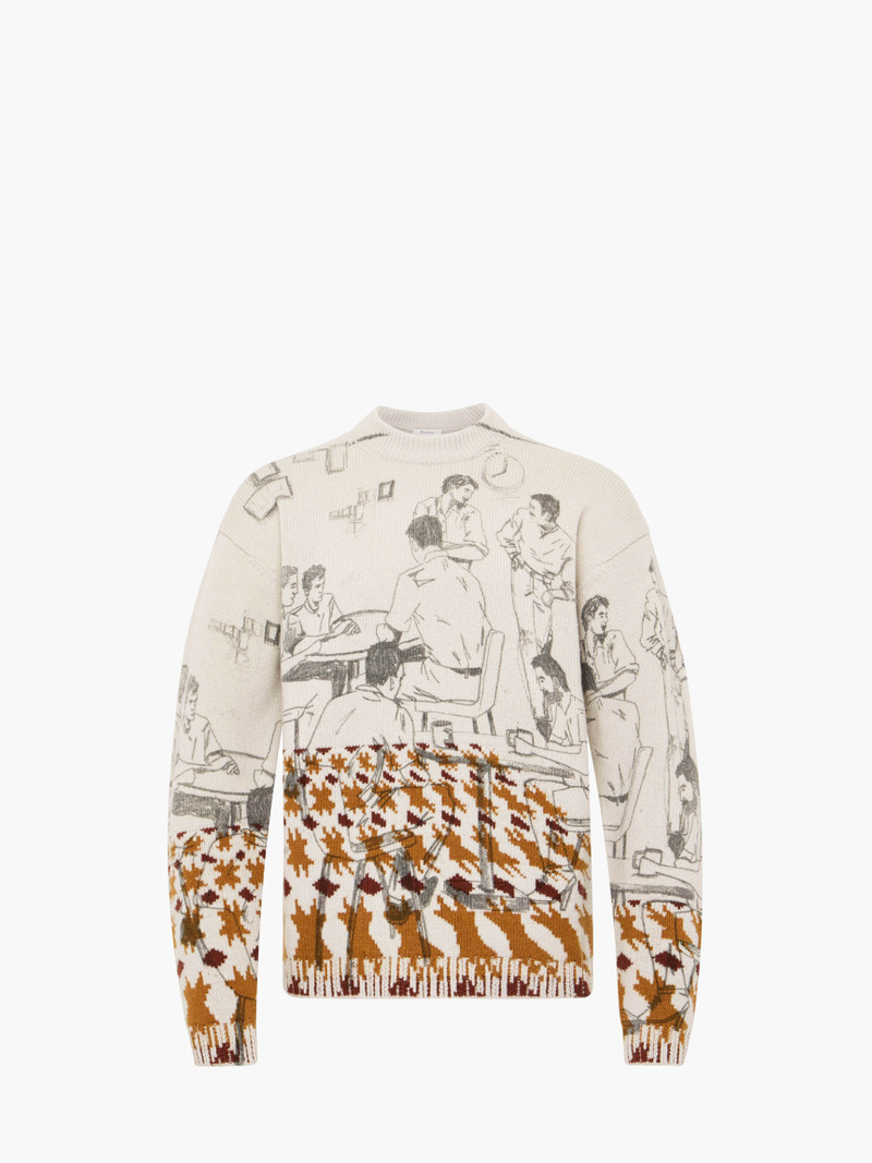 PRINT JACQUARD JUMPER 1