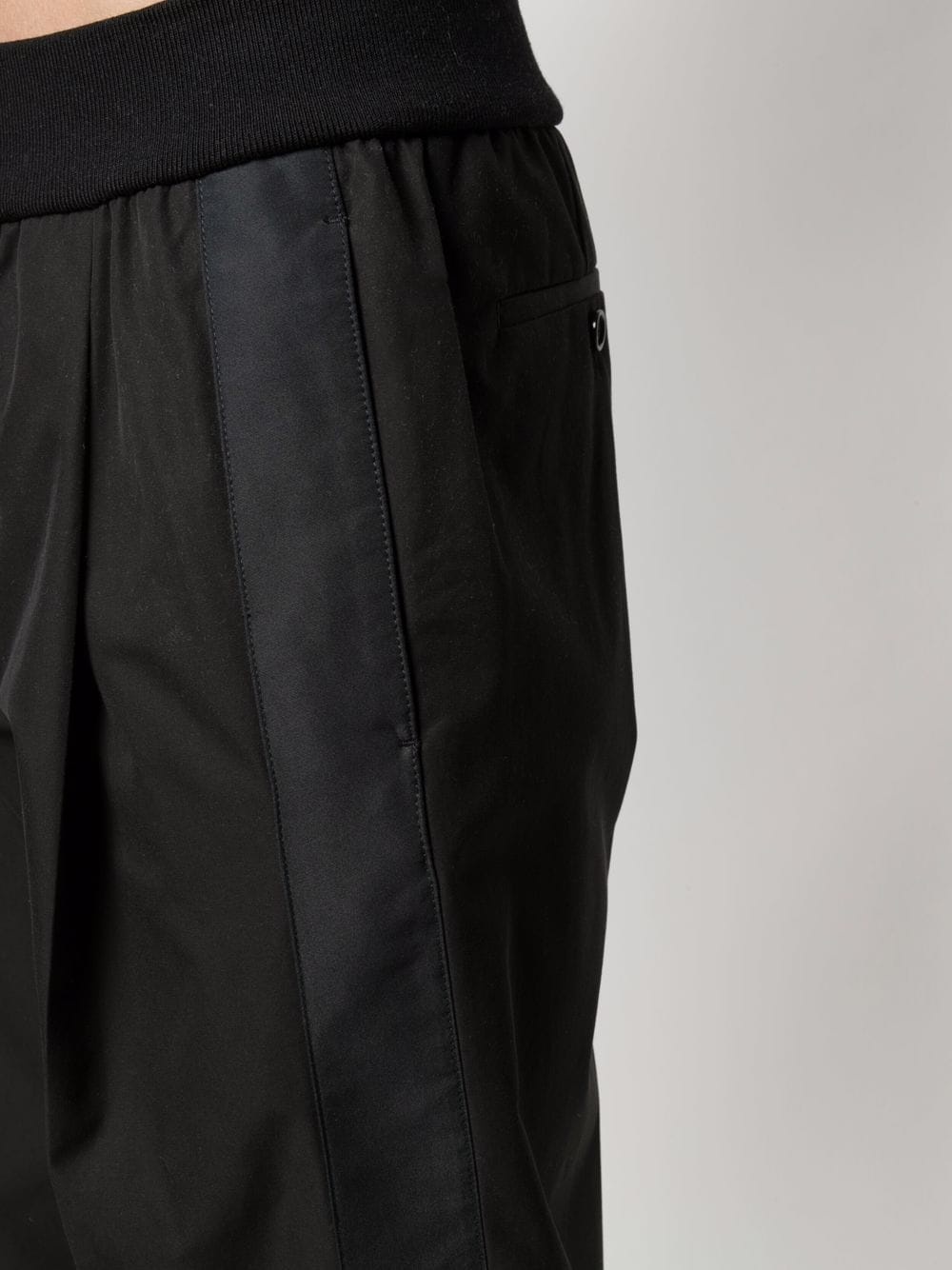 tapered elasticated trousers - 5