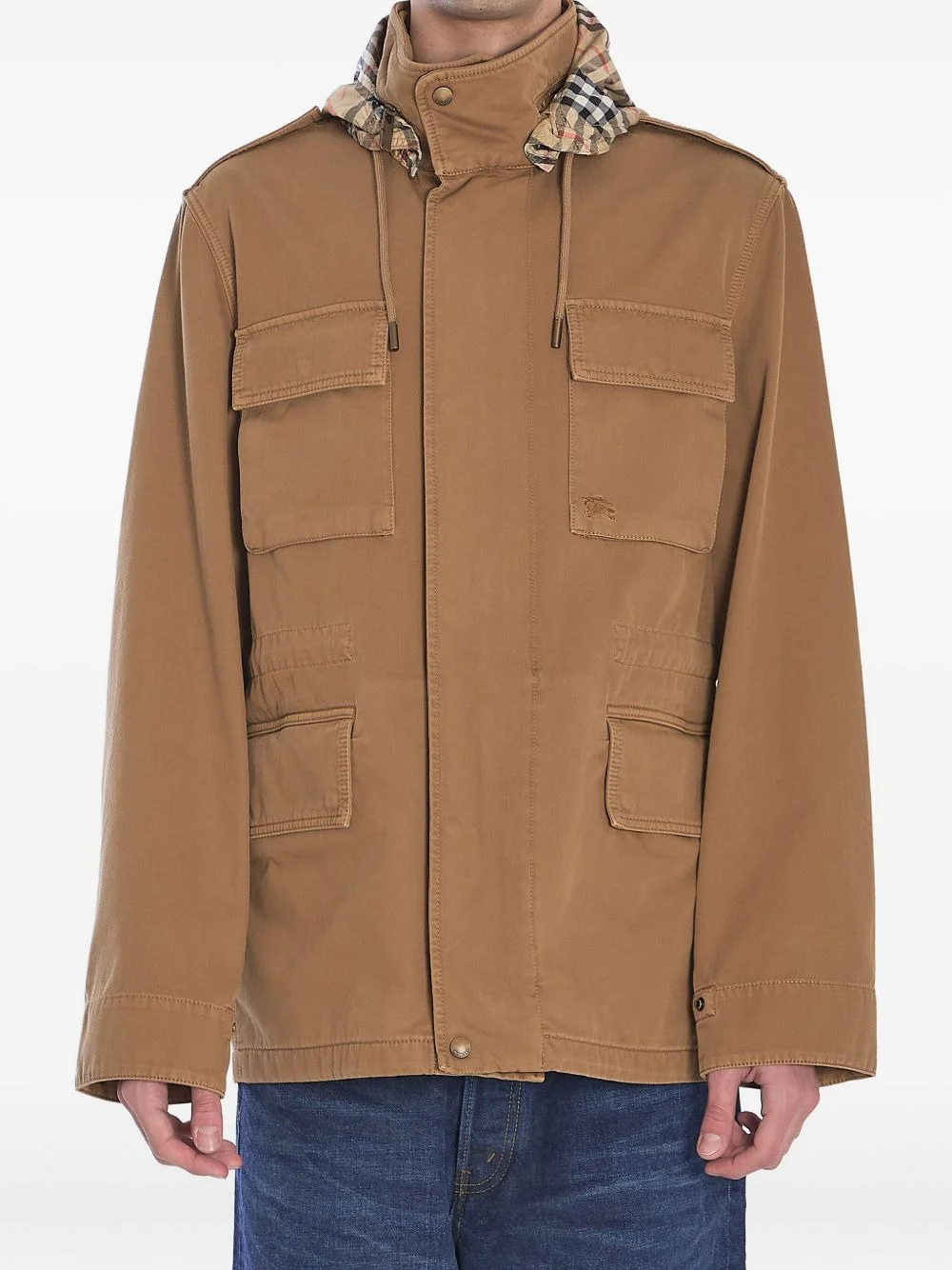 cotton twill jacket - 1