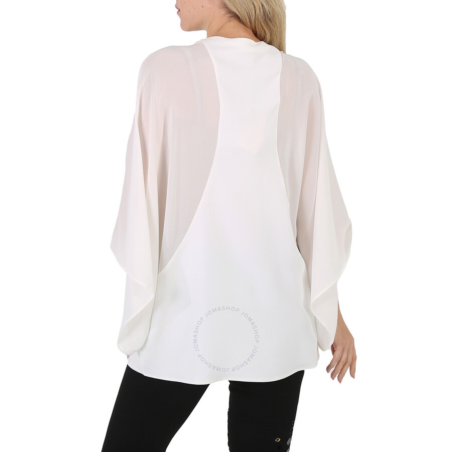 Roberto Cavalli Ladies White / Gold Mirror Snake Embellished Kaftan - 6