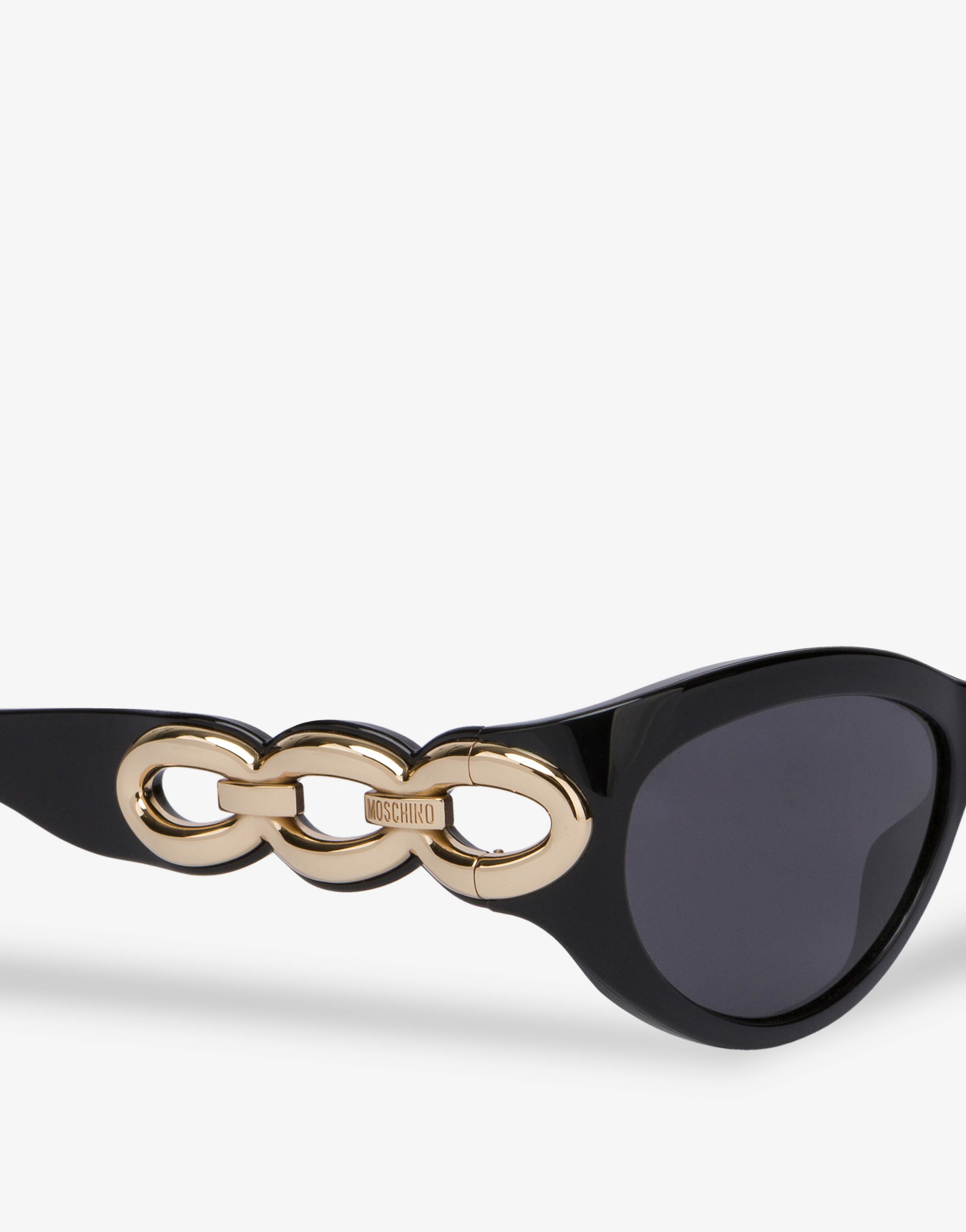 CHAIN BIJOU ACETATE SUNGLASSES - 3