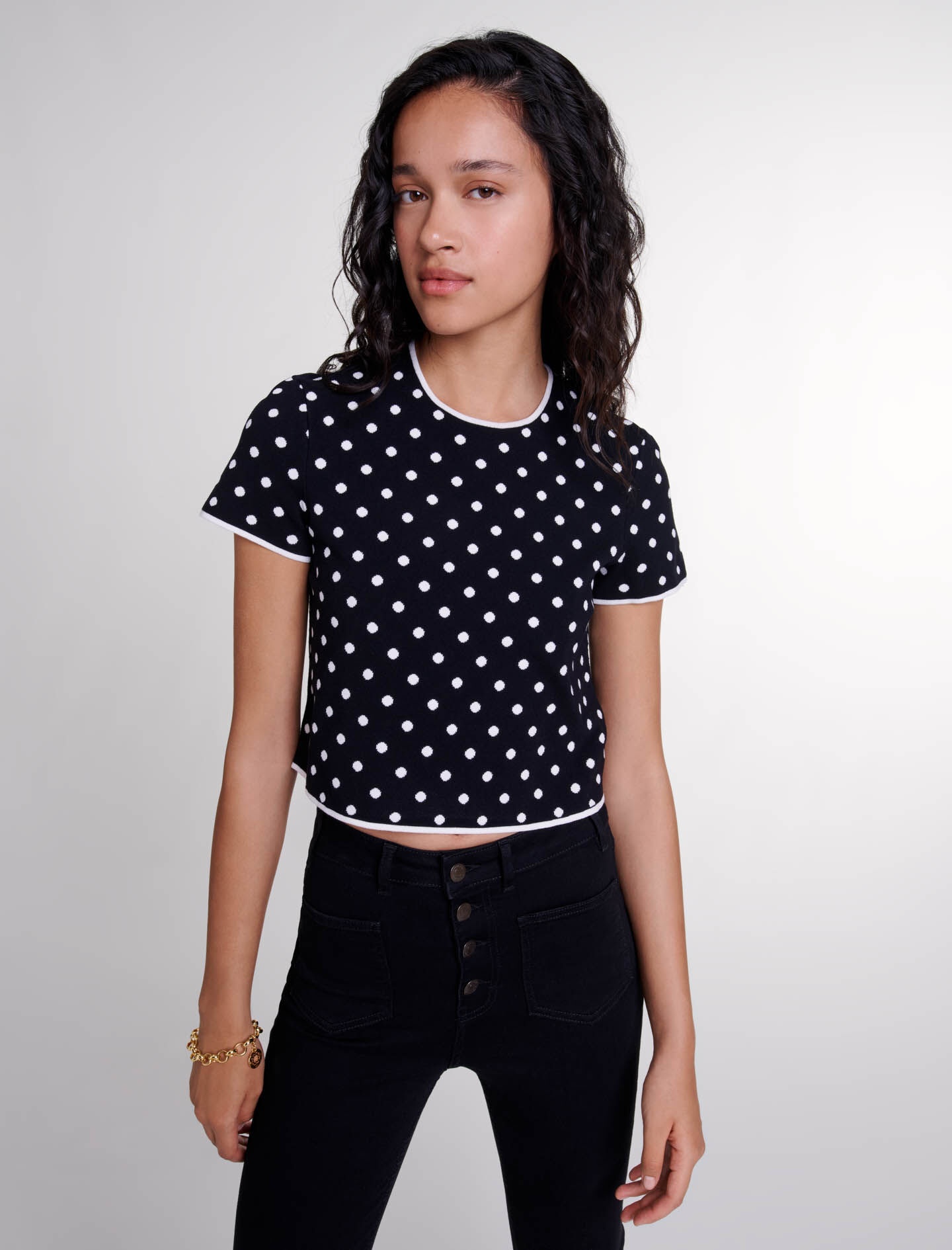 Fancy knit top - 6