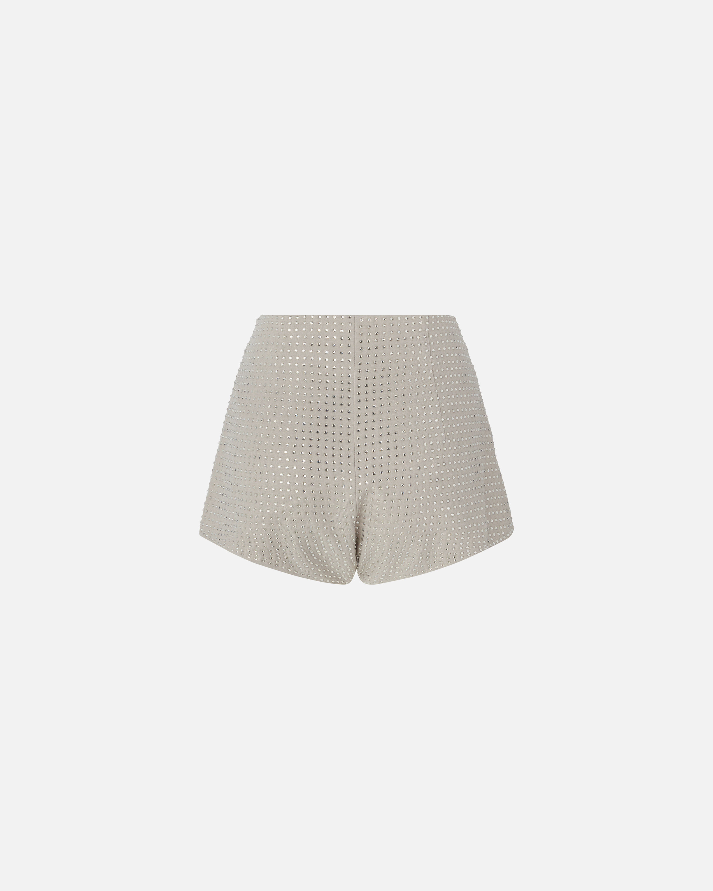 FULLY RHINESTONED HIGH-WAIST SHORTS - 7