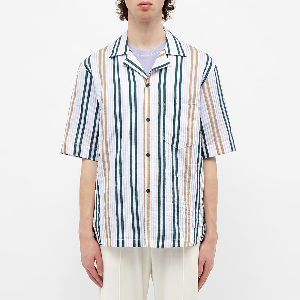 Acne Studios Simon Sheer Stripe Vacation Shirt - 3