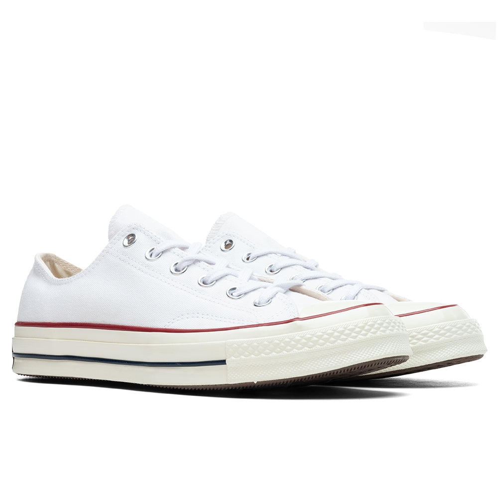 CONVERSE CHUCK '70 OX - WHITE/GARNET/EGRET - 2