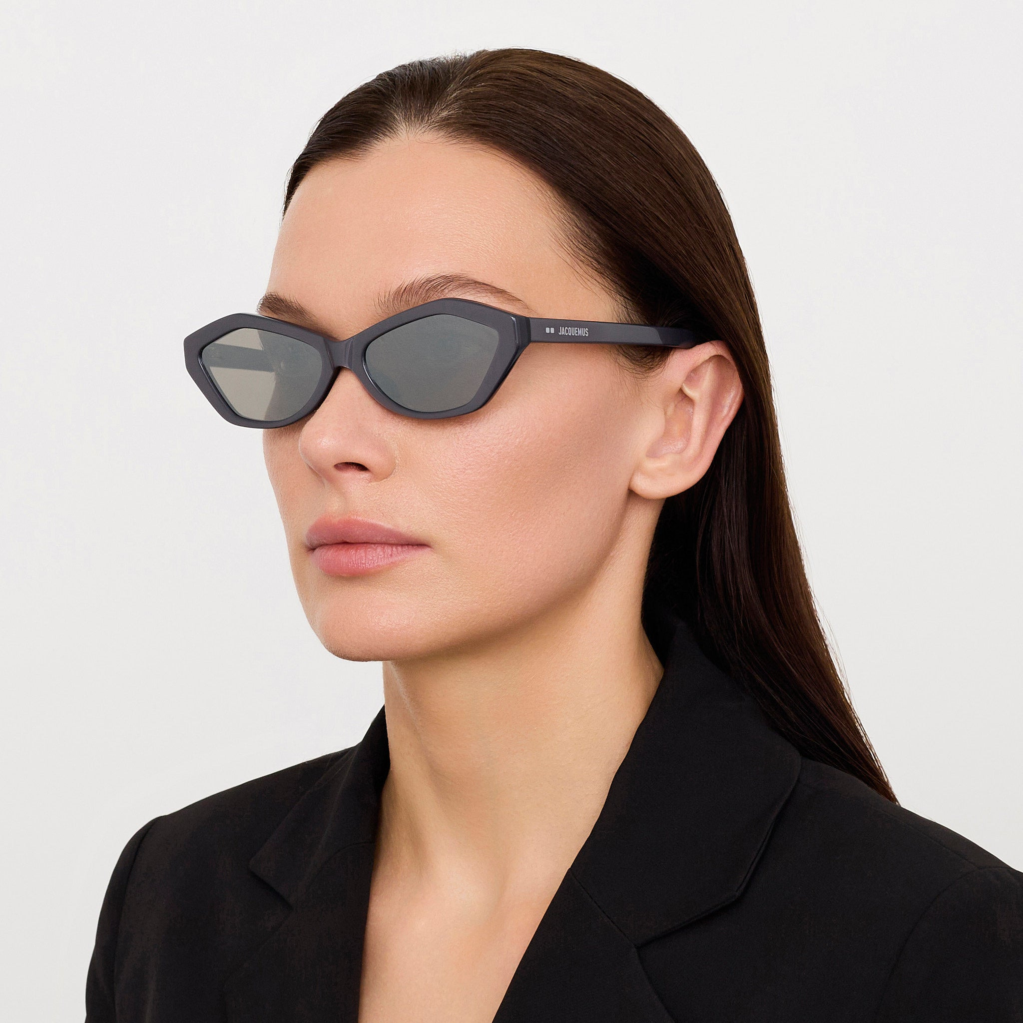 Bambino Sunglasses in Metallic Gunmetal - 2