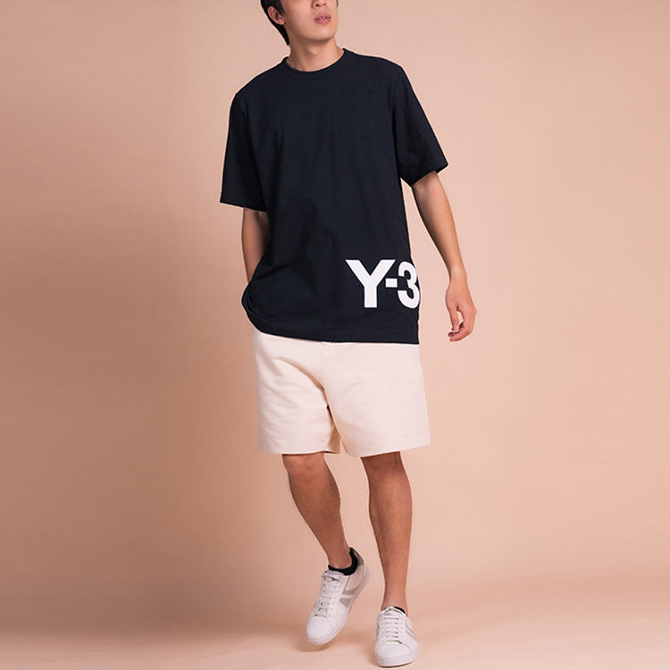 adidas Y-3 CH1 Short Sleeve Large Logo Tee 'Black' HG6093 - 5