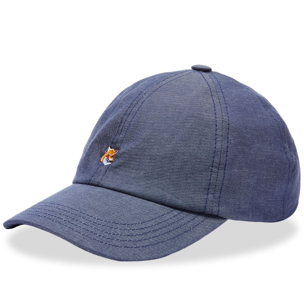 Maison Kitsuné Small Fox Head Embroidery 6P Cap - 1