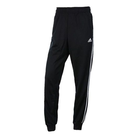 adidas Sports Side Stripes Stylish Knit Long Pants 'Black' BK7396 - 1