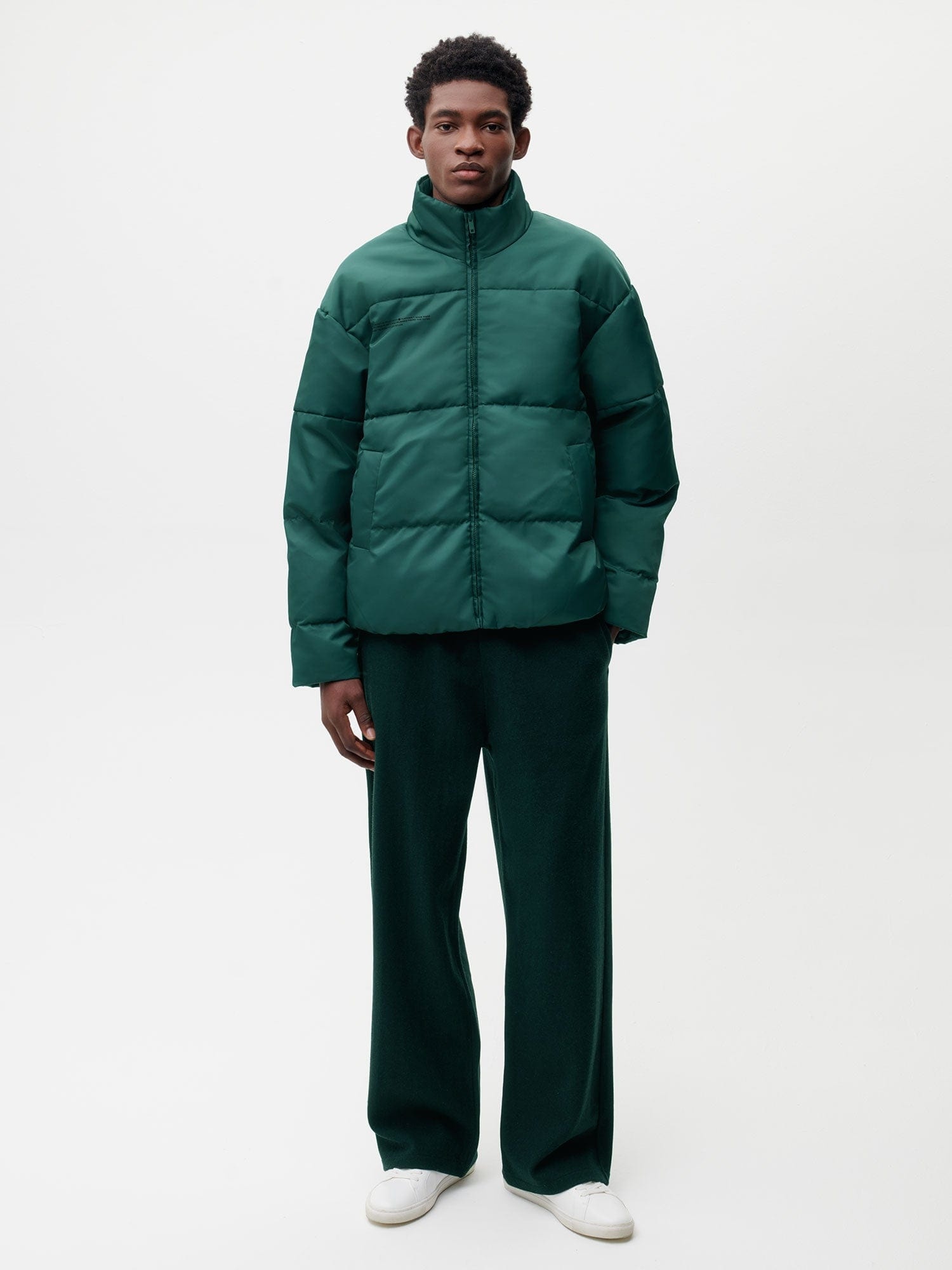 Mens FLWRDWN™ Bomber Jacket - Foliage Green - 4