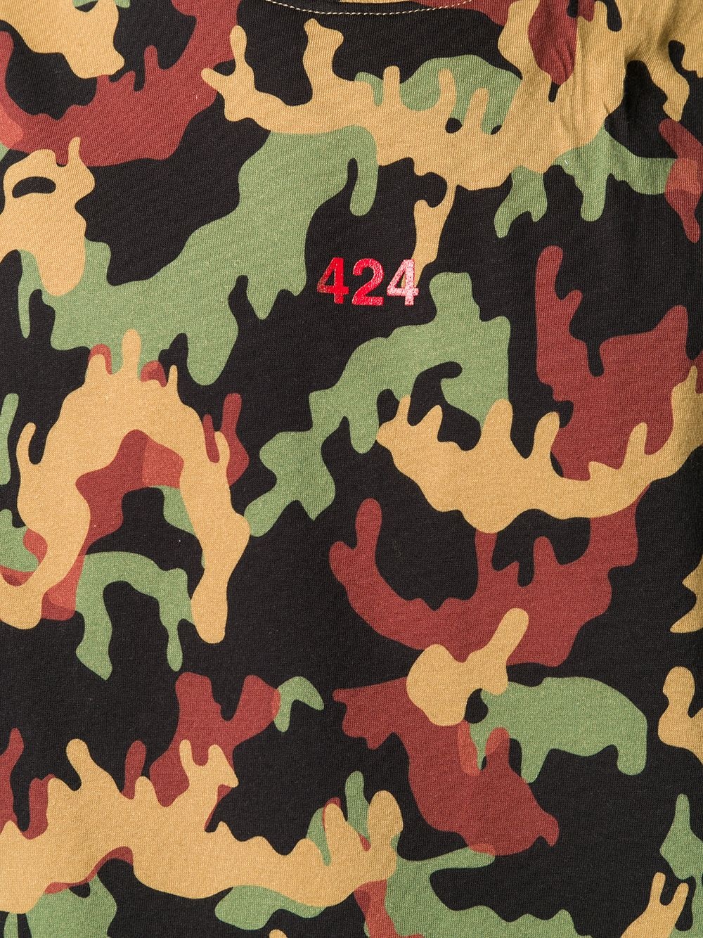 camouflage print T-shirt - 5